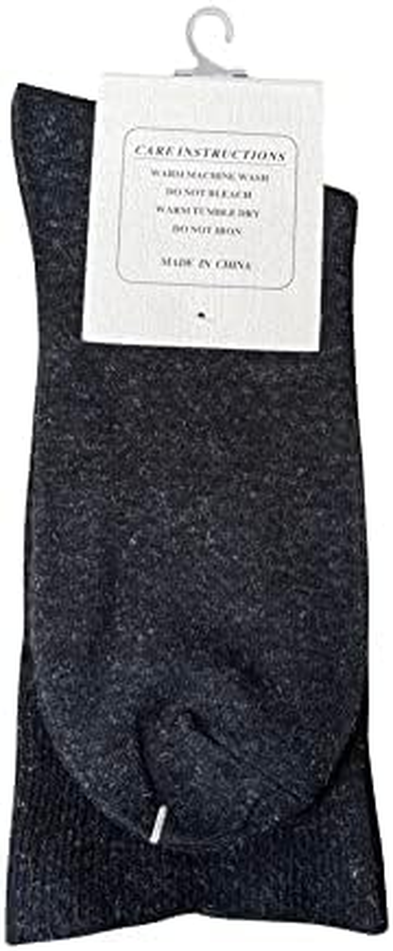 6 Pairs Loose Top Diabetic Socks Wool Blend Wide Top Mens Womens Sock Black Navy Grey image number 1