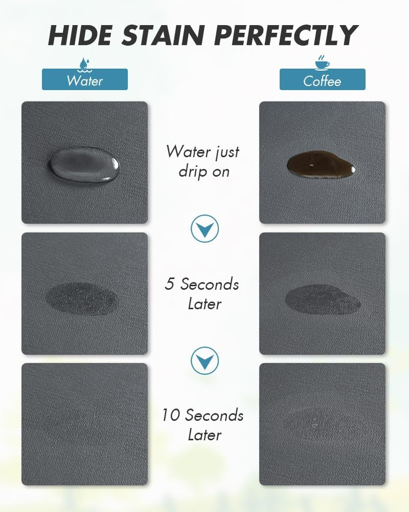 Coffee Mat - Hide Stain Rubber Backed Absorbent Dish Drying Mat for Kitchen Counter - Fits under Coffee Maker or Machine 40X60 image number 3