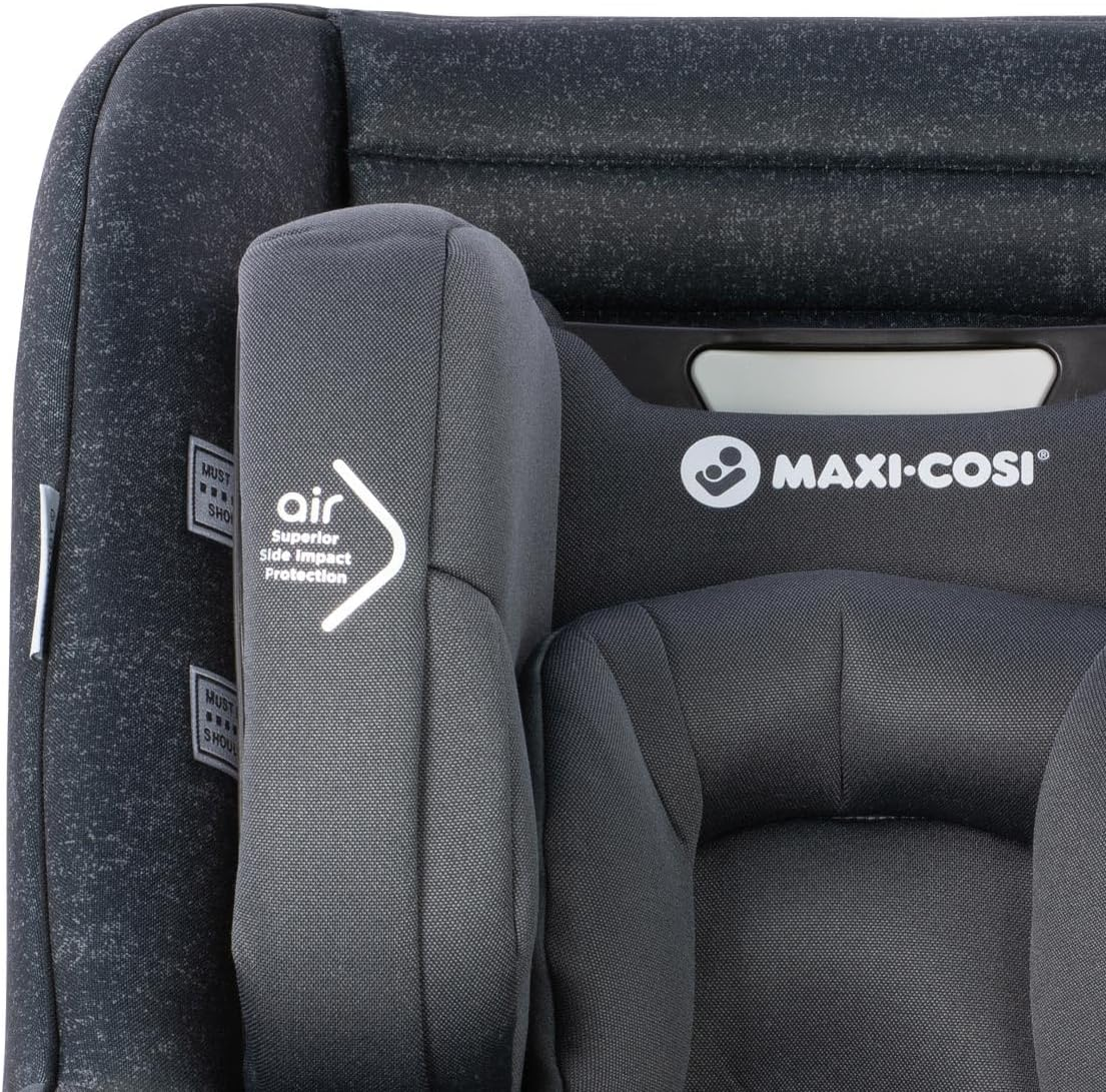 Maxi Cosi Vita Pro Convertible Car Seat - Nomad Steel-Safest Slimline Convertible Car Seat with Air Protect- Best Value, Extended Rear-Facing, Isofix Compatible, Cool Baby Fabric, 3 across Fitment, Machine Washable, 5-Position Headrest & Adjustable Harness image number 4