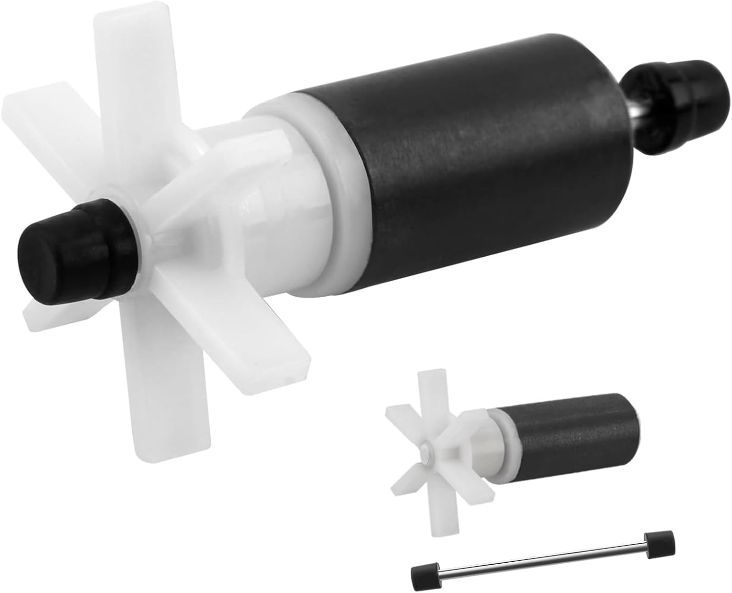 Pump Impeller and Shaft for Hydro Jet, Submersible Pump Rotor Impeller with Stainless Steel Shaft, Replacement Magnetic Filter for Lay Z Spa image number 3