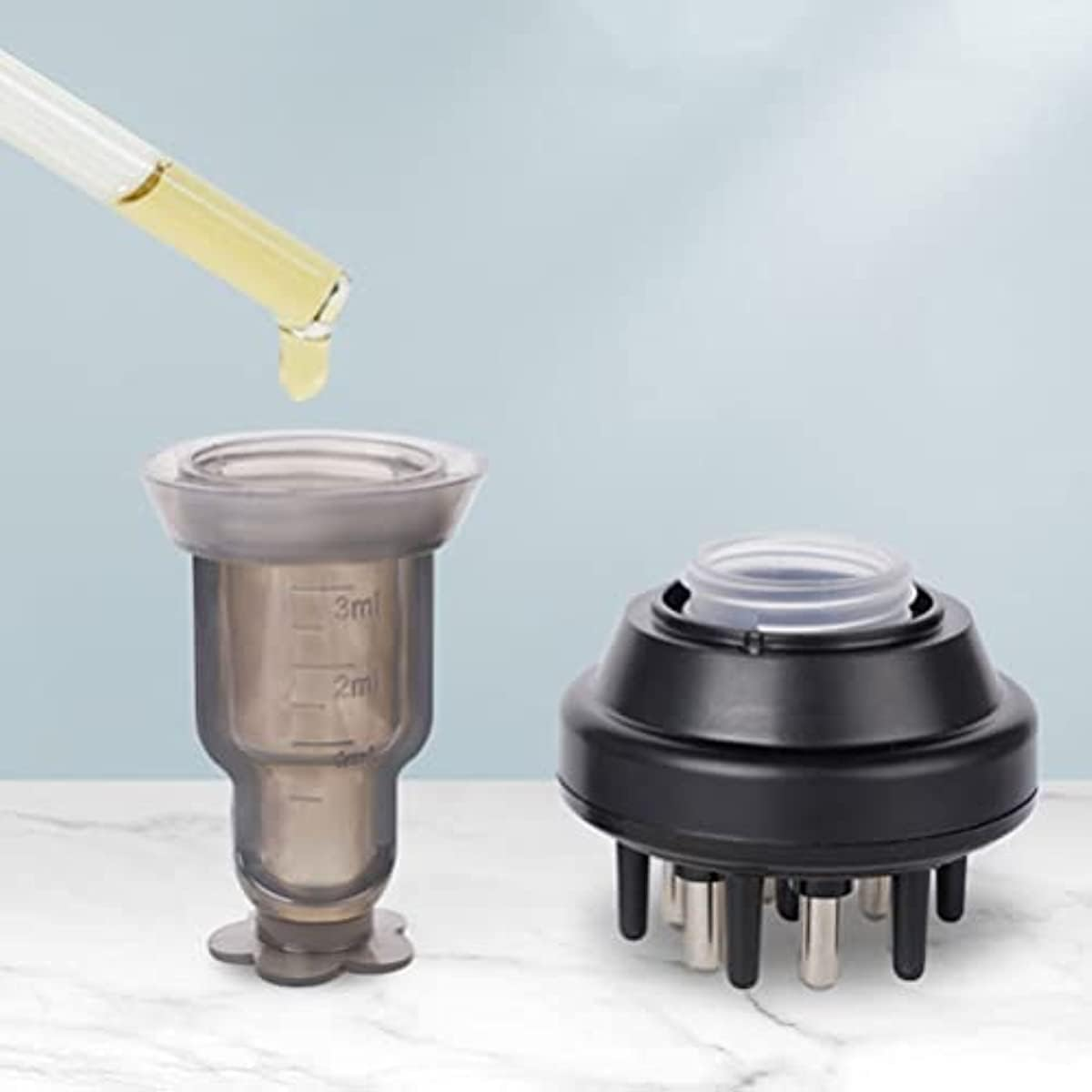TEONEI Scalp Massager Applicator Comb,Hair Oil Applicator,Root Comb Applicator Bottle,Hair Oil Bottle Dispenser Applicator image number 4