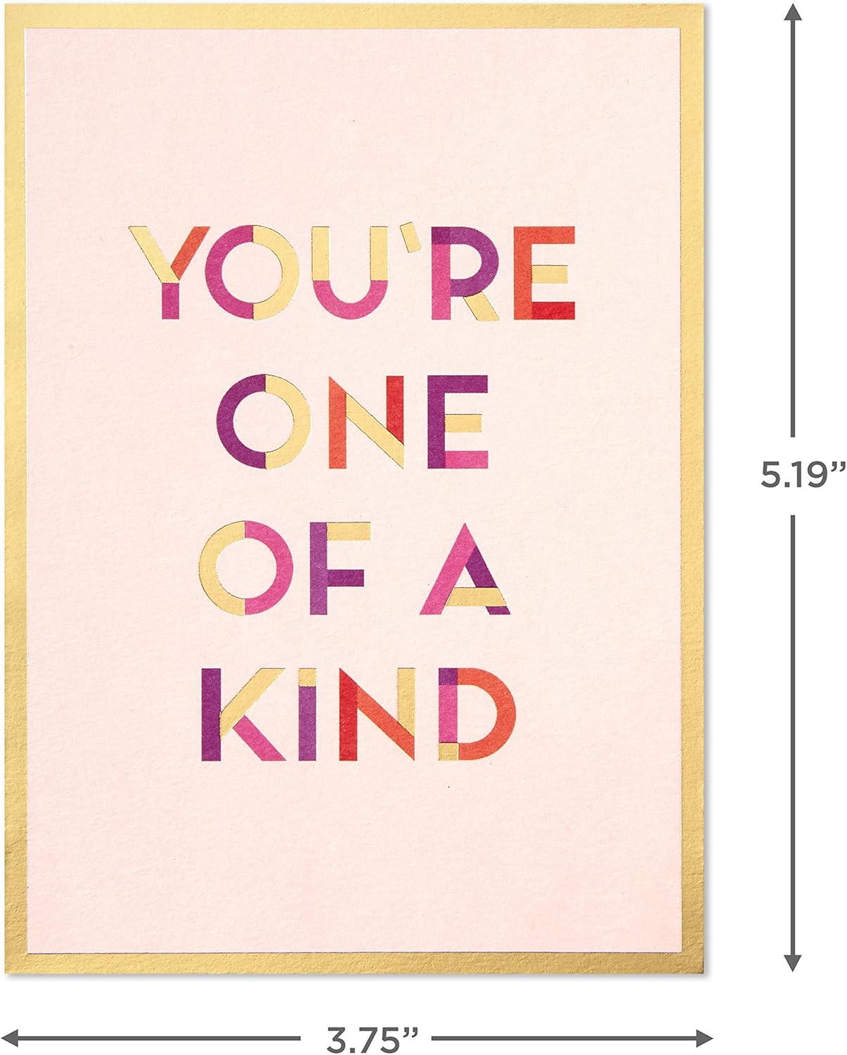 Hallmark Pack of 24 Assorted Blank Cards, Modern Pink and Gold Foil - Modern Pink And Gold Foil Notecards image number 3