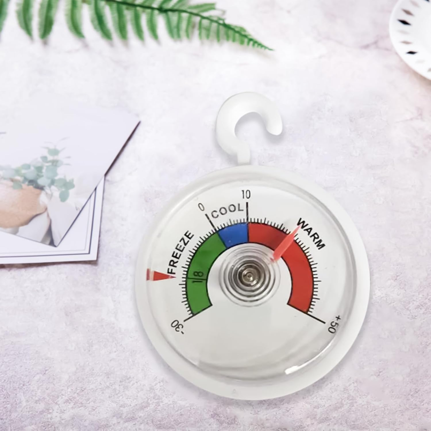 Outdoor Temperature Gauge | Precise Measuring Device with Hook - Outdoor Temperature Gauge,For Indoor Areas Home Office Warehouse Greenhouse Room image number 1