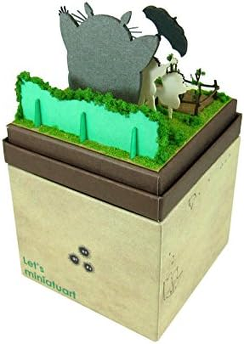Sankei MP07-49 Studio Ghibli Mini My Neighbor Totoro Dondo Kodo Odori Non-Scale Paper Craft image number 4