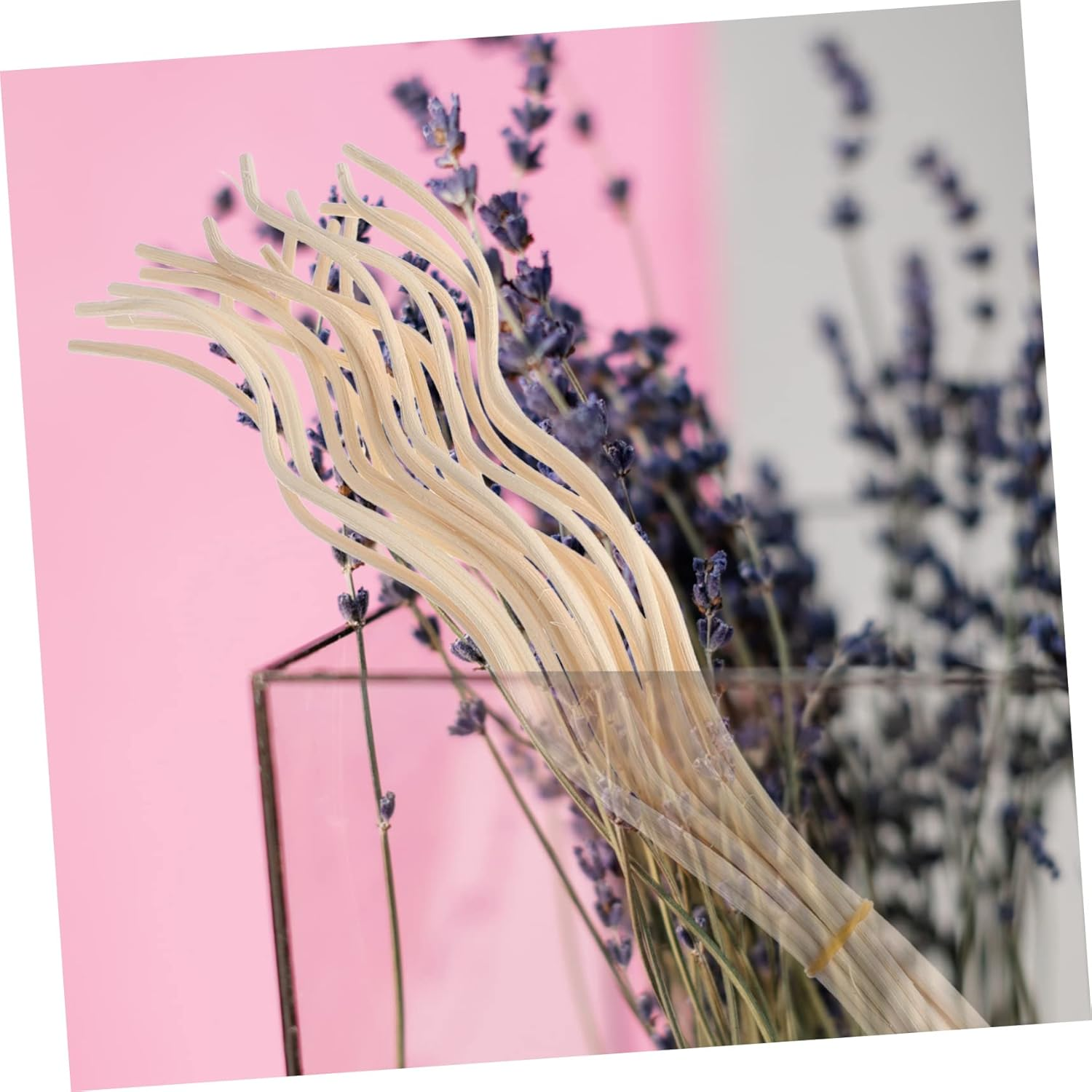STOBAZA 80Pcs Diffuser Sticks Wave Shaped Refill Rattan Diffuser Sticks Replacement for Aroma and Fragrance Oil for Bottles Aromatherapy image number 3