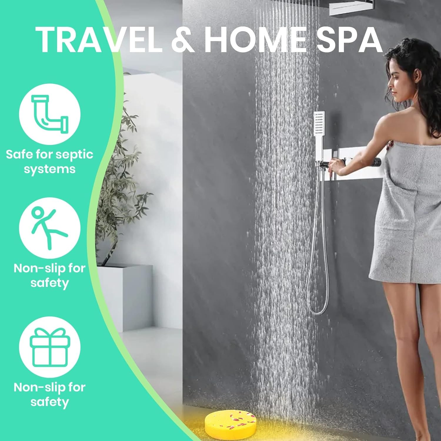 Shower Steamers Aromatherapy,8 Pack Shower Steamer Bombs with Essential Oils for Women and Men，8 Smells for Cozy Daily Showers Body Restore Relaxing Spa Yoga Birthday Christmas Mom Gifts for Women image number 6