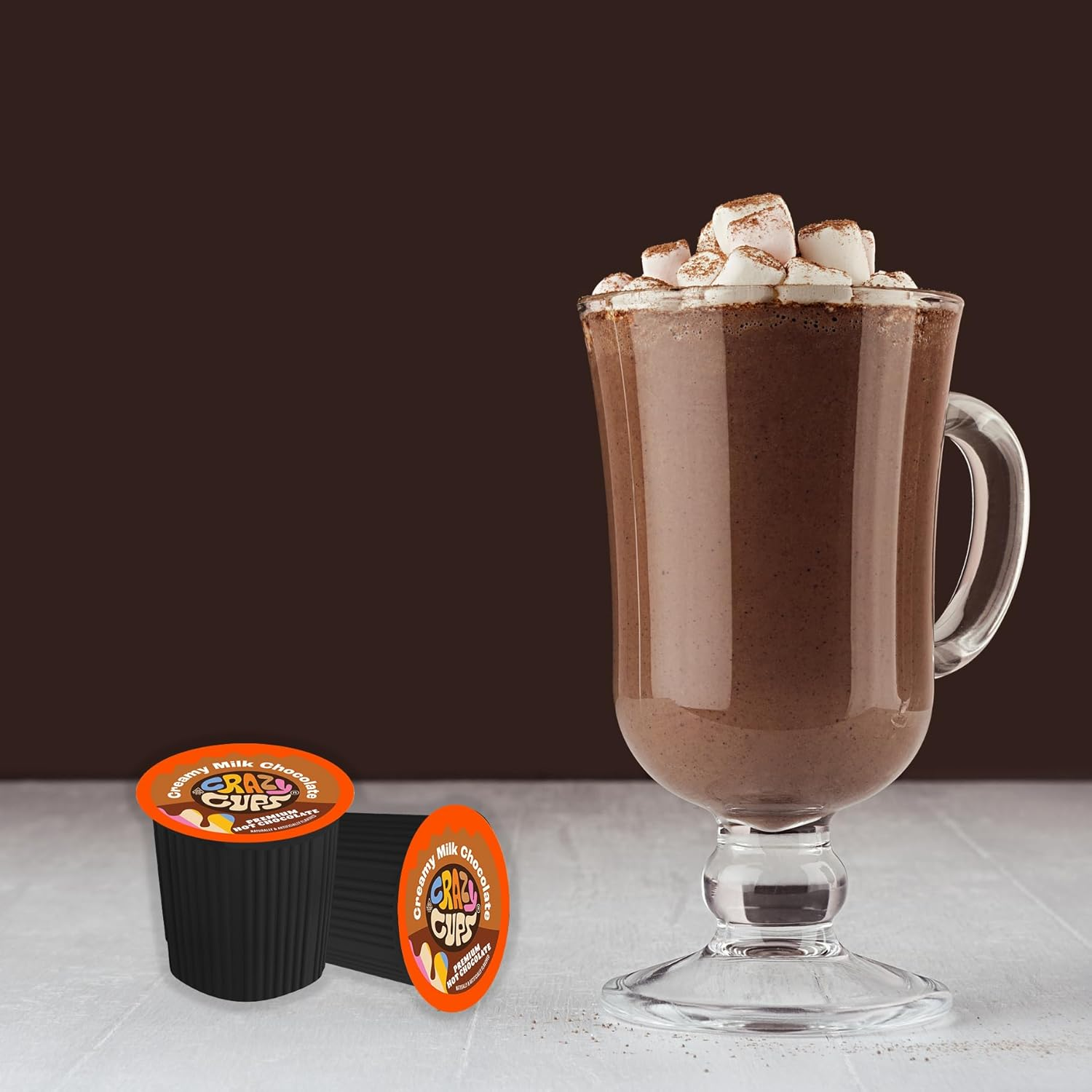 Crazy Cups Premium Hot Chocolate Single Serve Cups for Keurig K Cup Brewers, Variety Pack Sampler, 30 Count image number 4