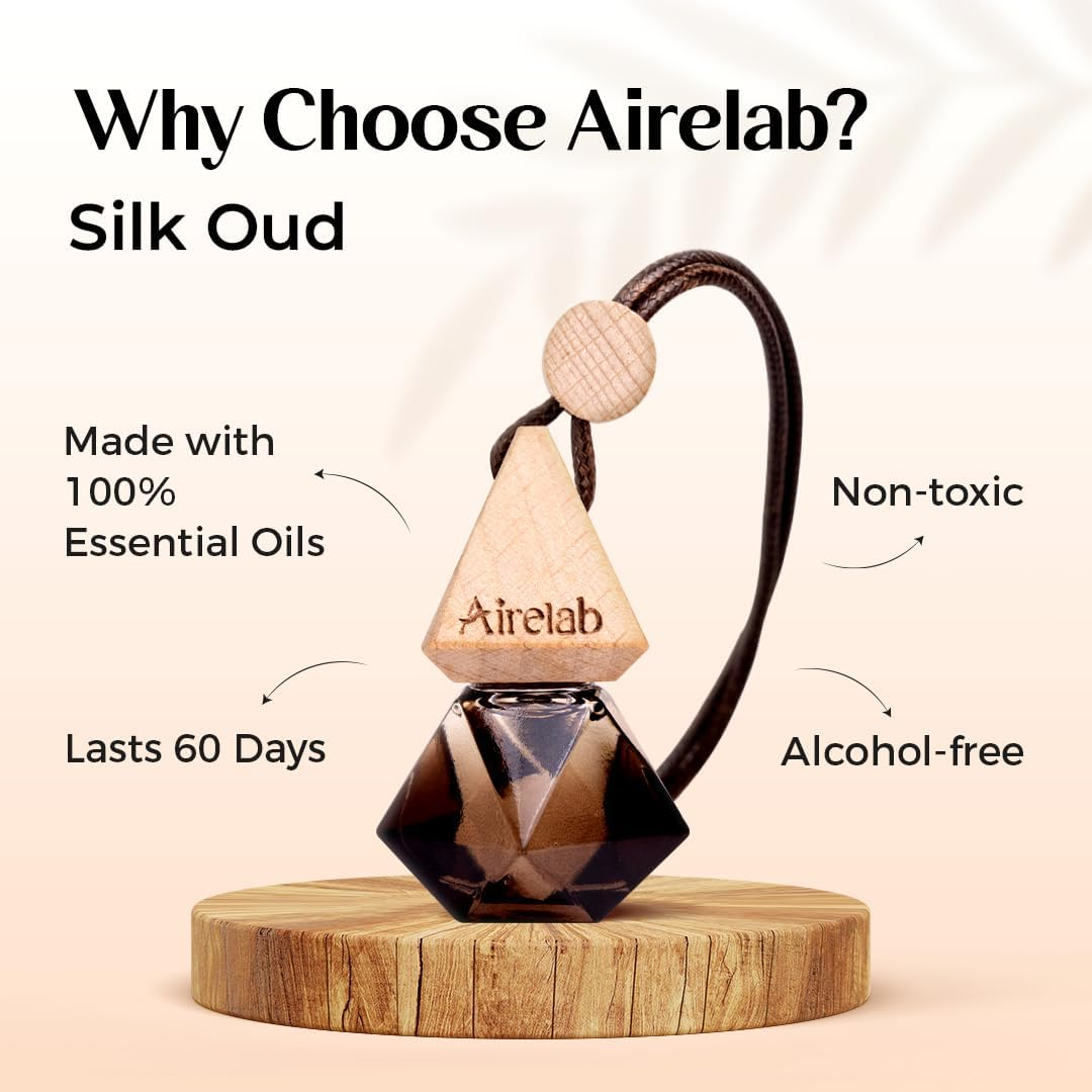 Car Air Freshener &ndash; Inspired by L.Vitton Ombr&eacute; Nomad, Luxury Long Lasting Essential Oil Diffuser for Car Interior, Natural Odour Eliminator, Premium Unisex Car Perfume, Safe for Kids & Pets image number 3