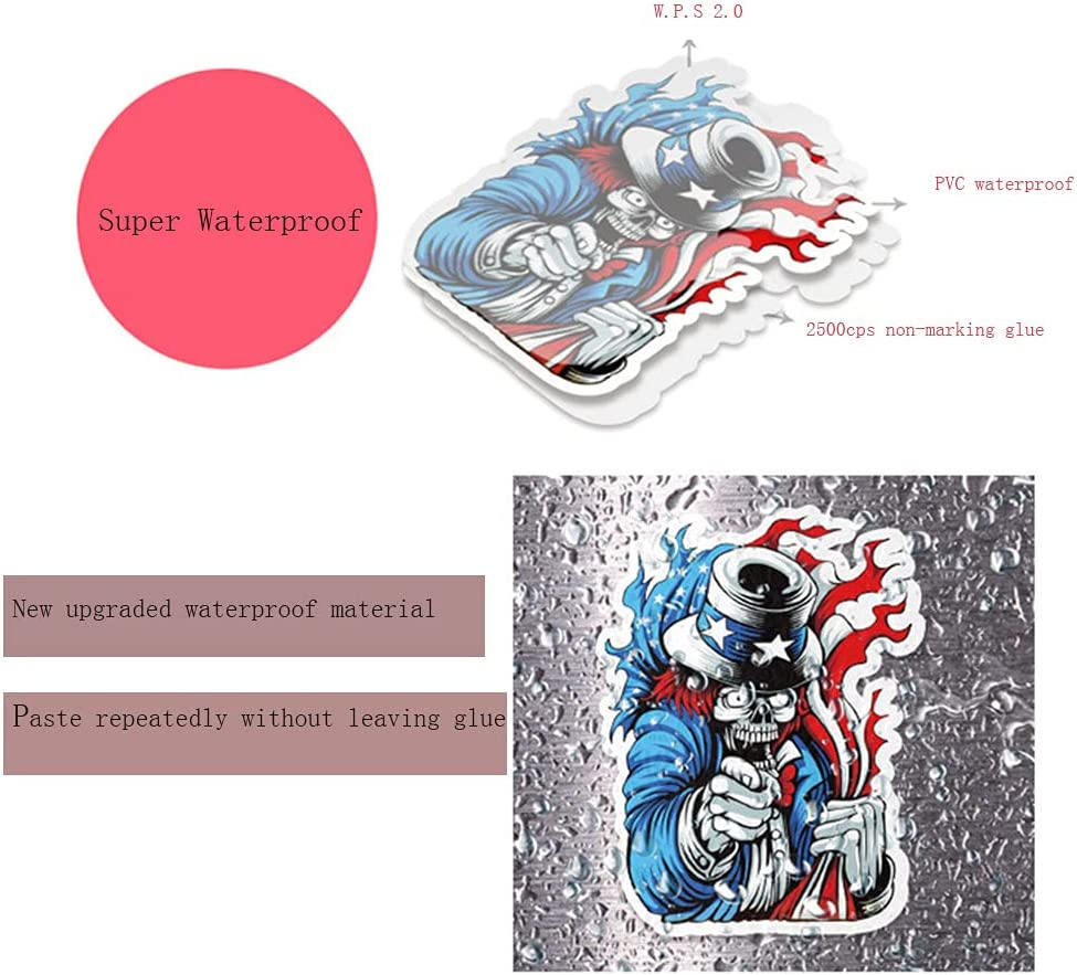 Sexy Pinup Girl Stickers,50 PCS Retro Motorcycle Girl Graffiti Vinyl Waterproof Decals for Water Bottles Computer Bicycle Skateboard Luggage Phone Pad Laptop Kids Teens Stickers Pack - Capybara image number 4