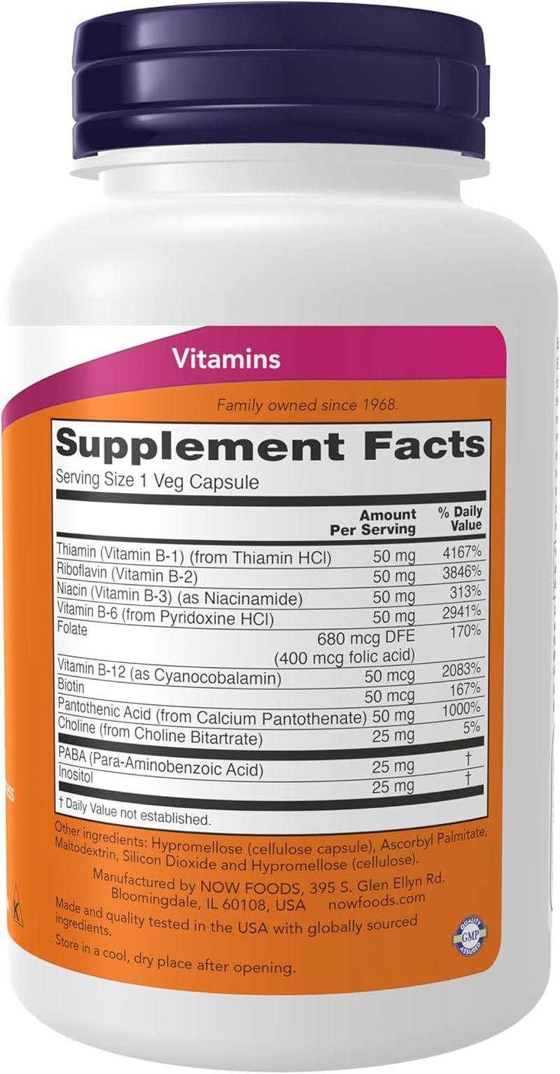 B-50, 100 Caps by Now Foods