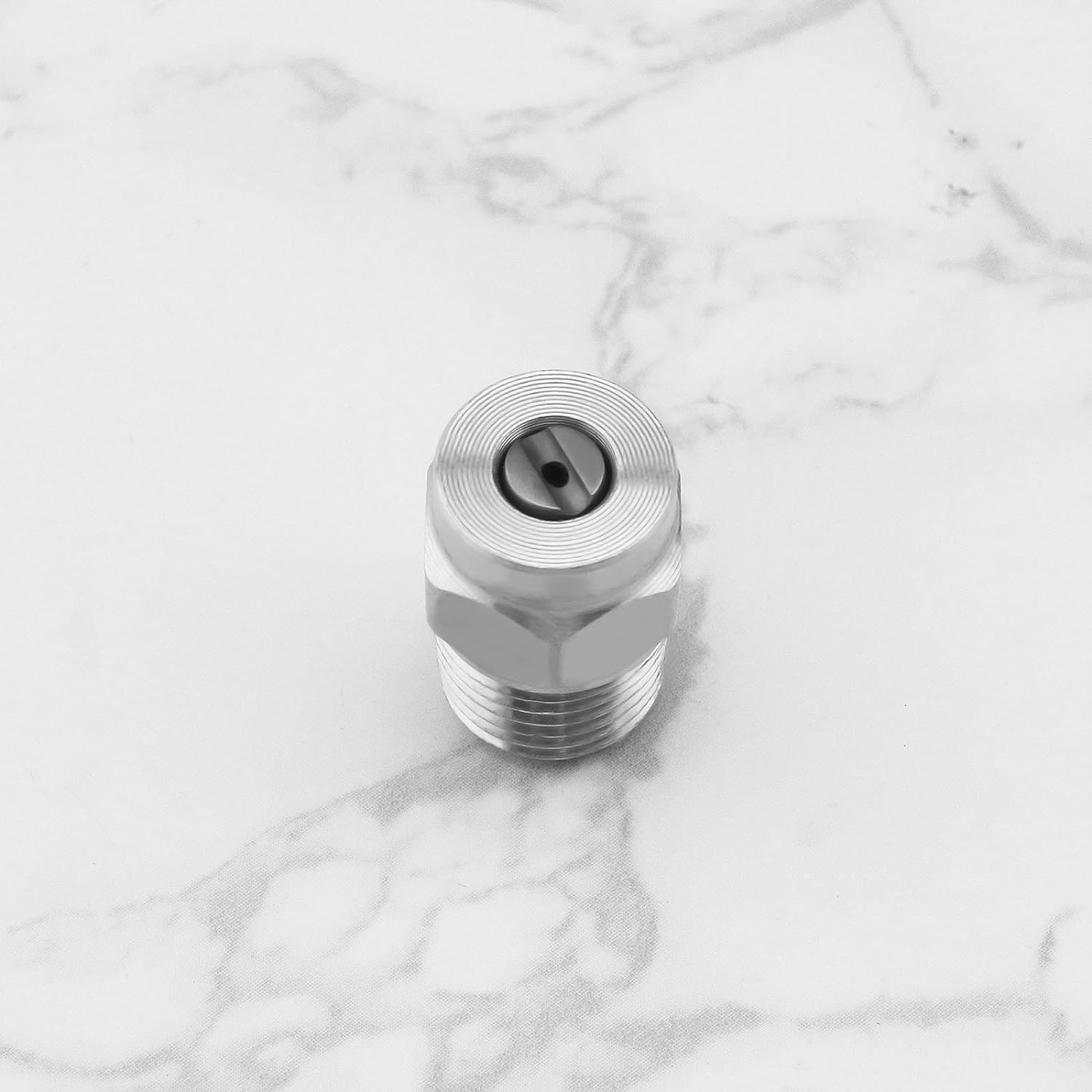 4PCS Stainless Steel High Pressure Sprayer Nozzle 1/4" MNPT Thread 25-Degree Spray Angle Pressure Washer Nozzle Replacement image number 4