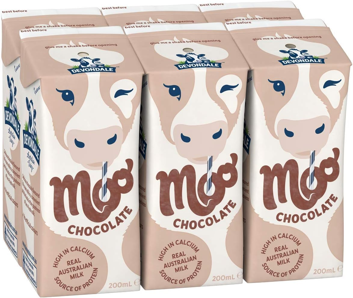 Devondale Moo Chocolate UHT Milk, 6X200Ml image number 5