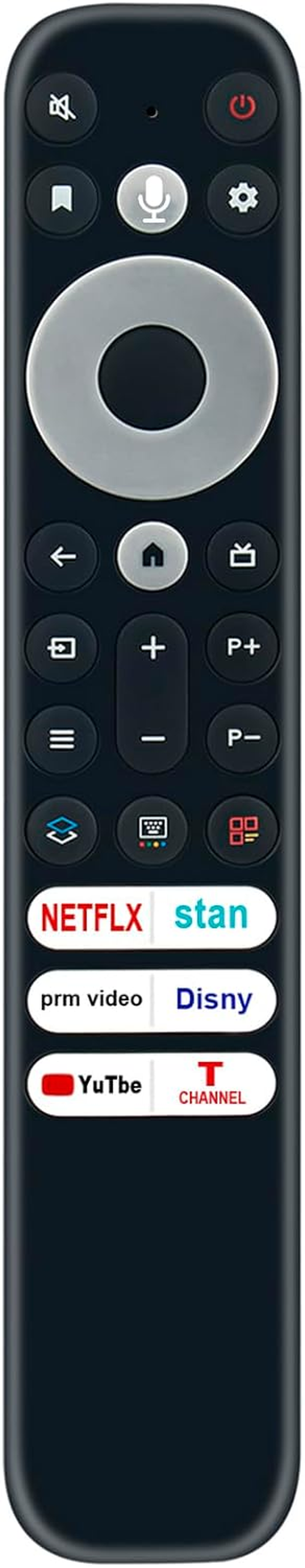 RC902V FAR1 Replacement Voice Remote Fit for TCL TV 75C835 65C835 55C835 75C635 65C635 55C635 50C635 43C635 85P735 75P735 65P735 55P735 50P735 43P735 75X925 65X925 98C735 85C735 75C735 65C735 55C735 image number 1