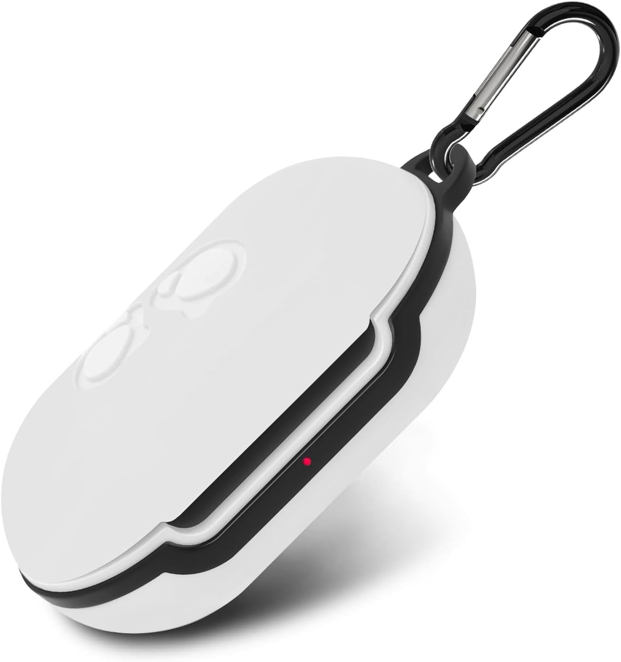 Geekria Silicone Case Cover Compatible with Samsung Galaxy Buds+ plus True Wireless Earbuds, Protective Carrying Case with Keychain Hook, Charging Port Accessible