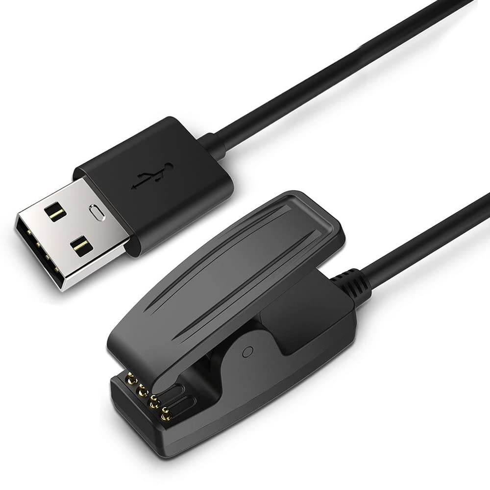 T Tersely 1M/3.3Ft Long Charging Clip Charger Cable for Garmin Lily 1/2, Forerunner 30 35 35J 230 235 630 645 Music 735XT, Approach G10 S20, Vivomove Trend/Hr,Foreathlete 35J Forerunner30 image number 5