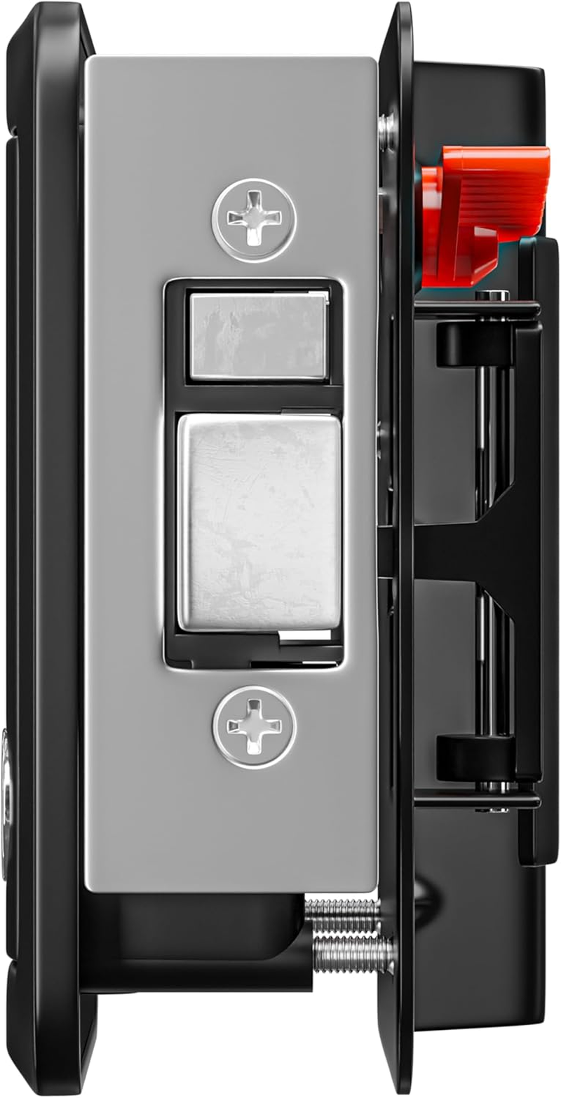 RV Travel Trailer Entry Door Lock Polar Black Paddle Deadbol image number 6