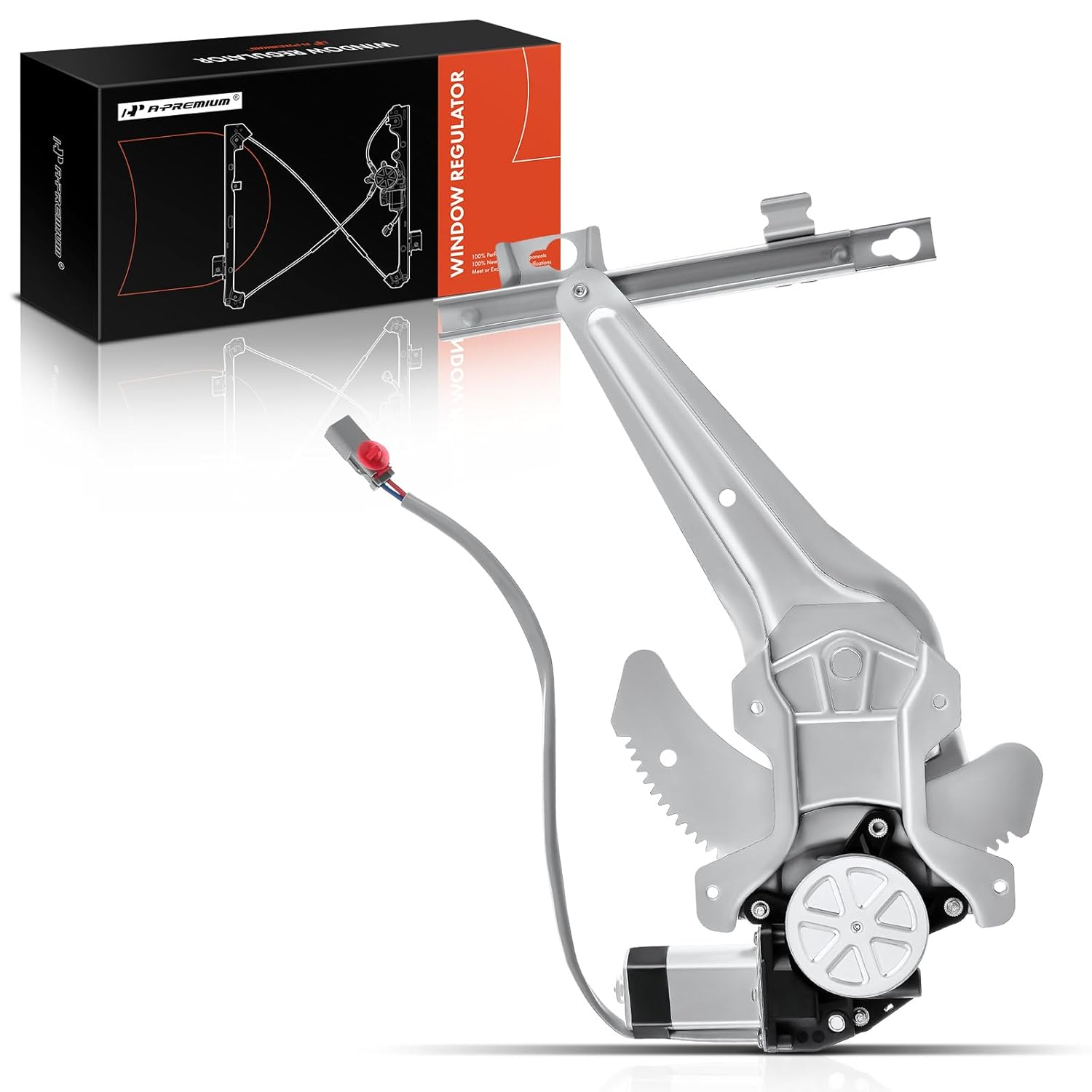 A-Premium Power Window Regulator with Motor Compatible with Honda Civic 1996-2000 Rear Driver Side image number 5