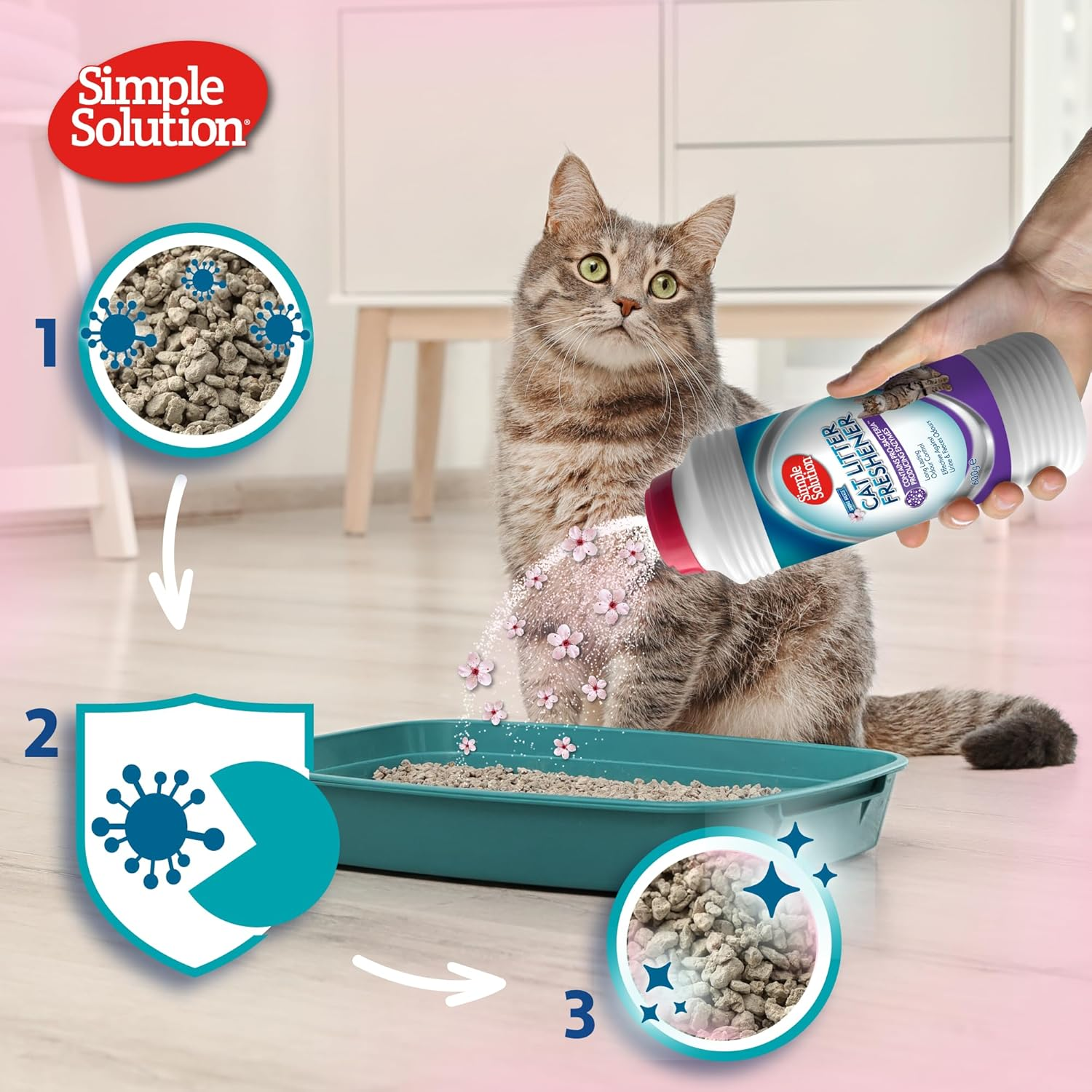 Simple Solution Cat Litter Freshener with Enzymatic Cleaning Granules image number 6