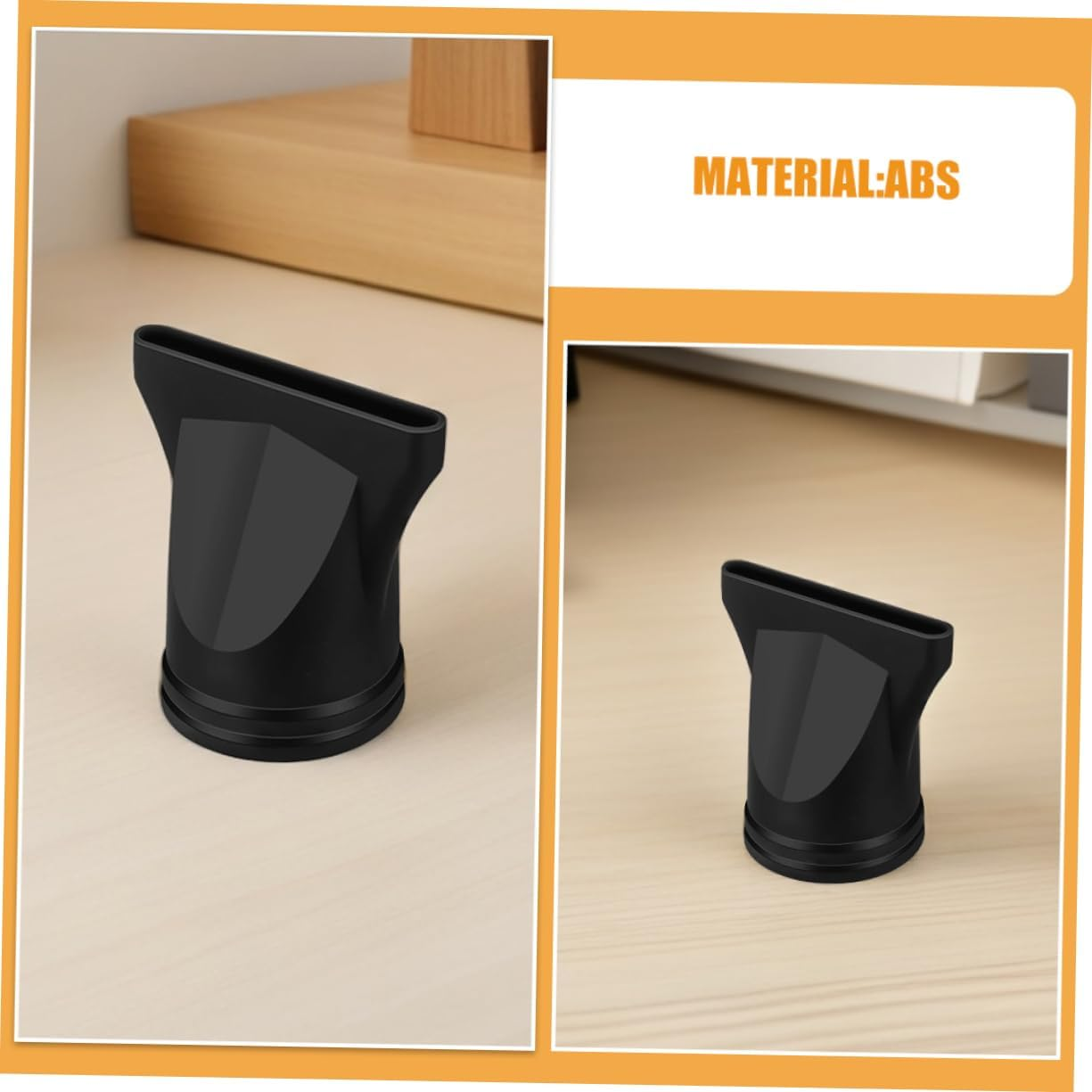 15Pcs Hair Dryer Accessories Blowing Nozzle Diffuser Blow Dryer Hair Styling Tools Hair Difuser Attachment Blower Accessories Hair Dryer Nozzle for Hairstyling Abs Black image number 4