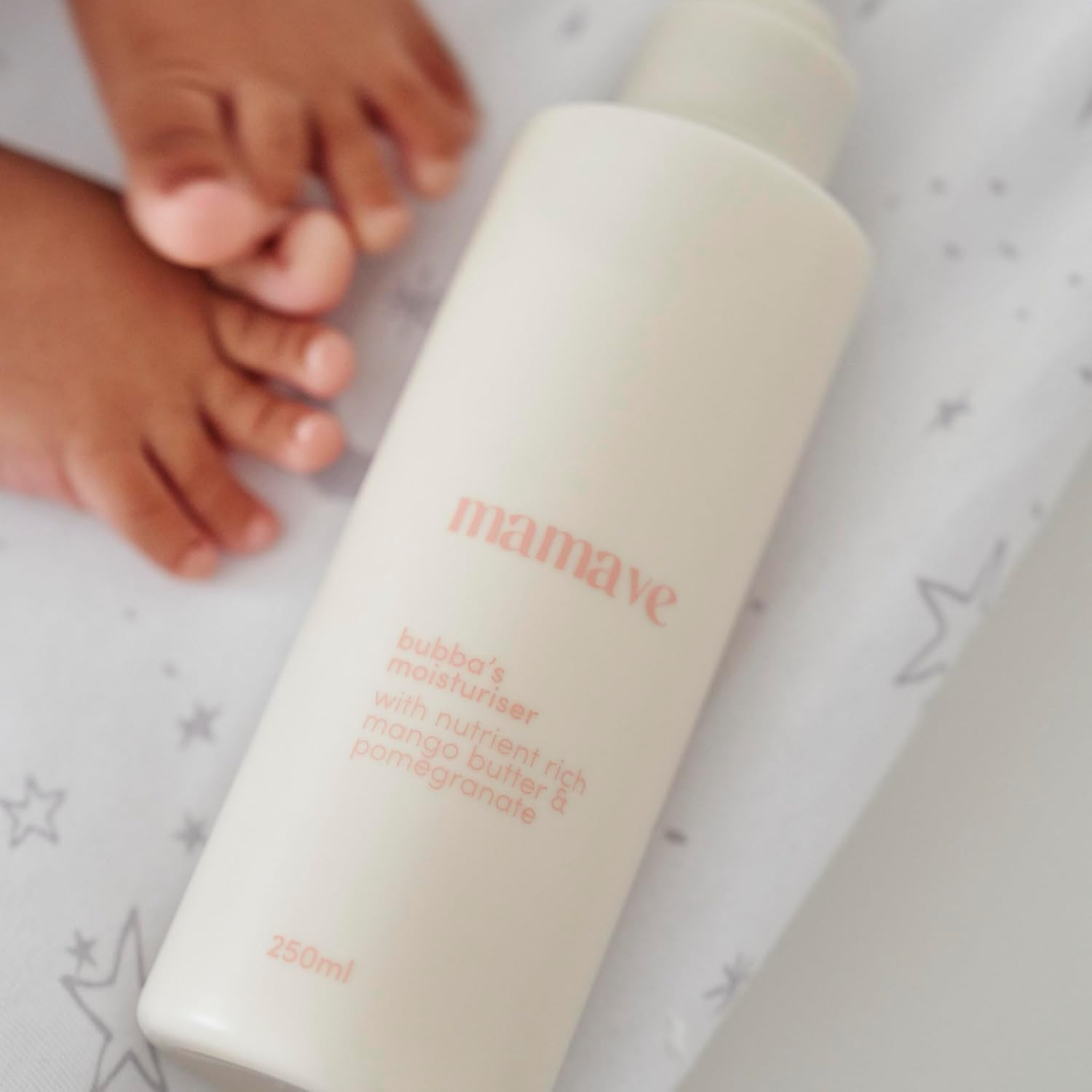 Mamave Baby Moisturiser | Natural Formula | Perfect for Newborns | Nut Oil Free | Lavender and Ylang Ylang Essential Oils | Calendula and Aloe Vera Extract | Great for Dry Skin | Australian Made | 250Ml image number 4