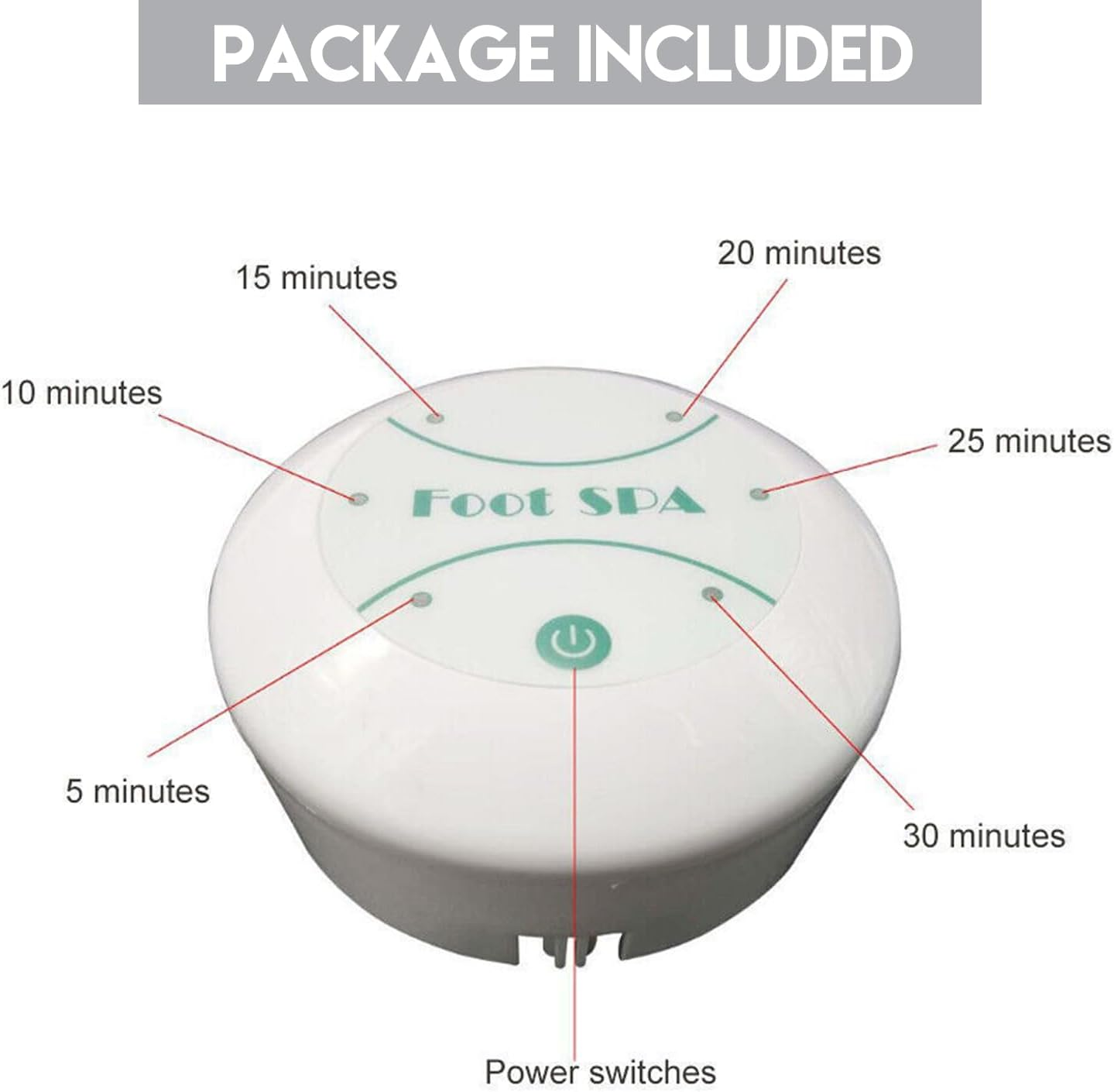 Detachable & Washable Ion Detox Foot Bath Array - Premium Personal Ionic Foot Bath Spa Machine Component, without Basin image number 3