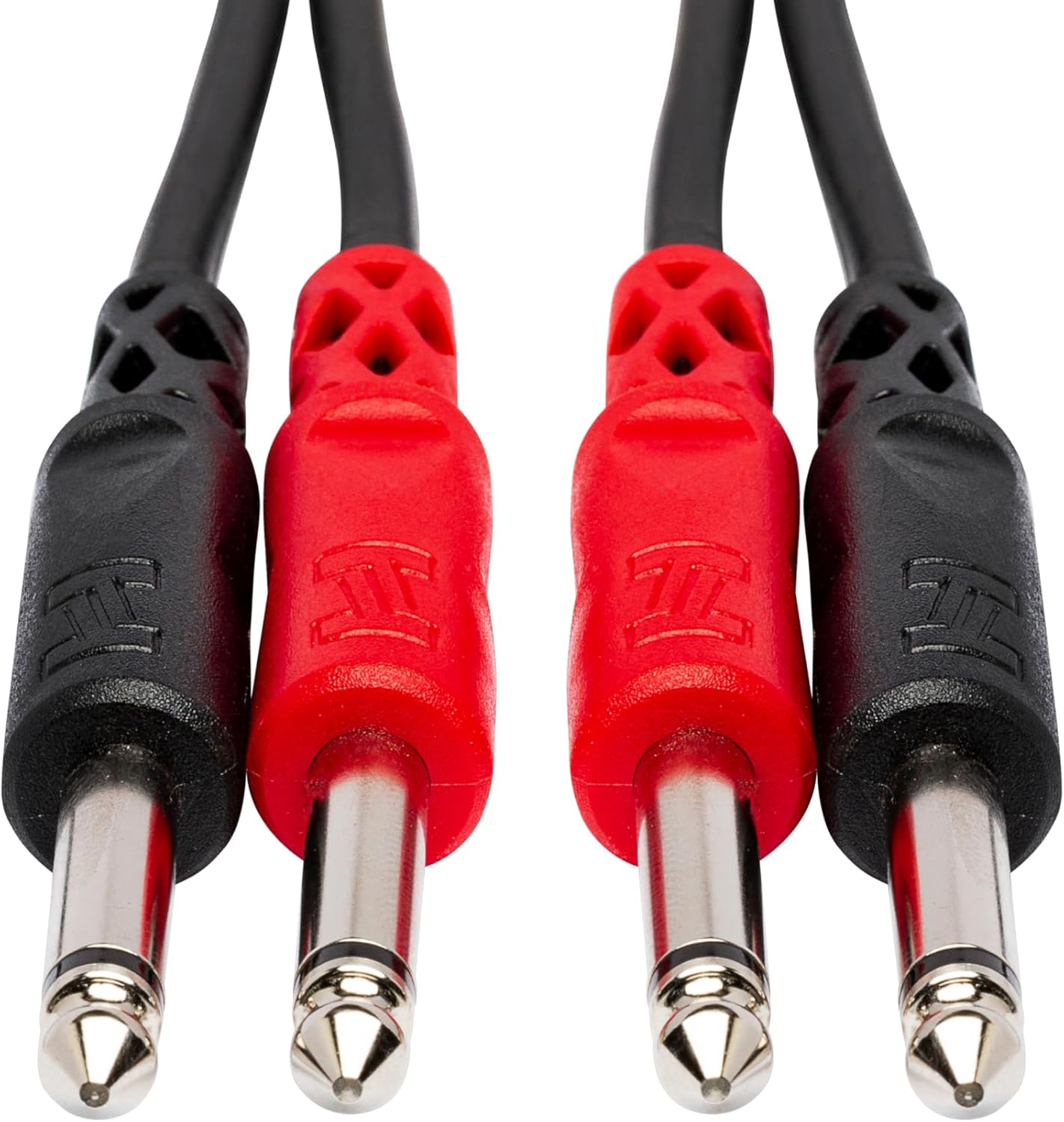 Hosa CPP-201 Dual 1/4 Inch TS to Dual 1/4 Inch TS Stereo Interconnect Cable, 3.3 Feet image number 3