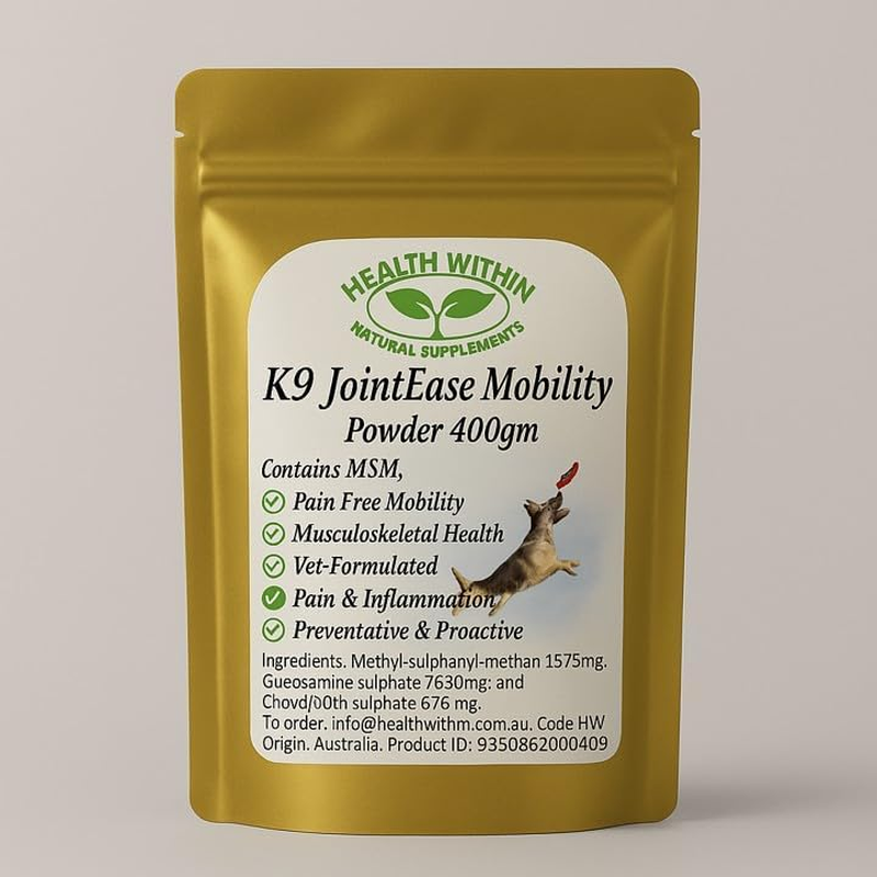 Canine Jointease MSM Chondroitin Glucosamine Powder Dog Joint Arthritis Dysplasia (400Gm) image number 4