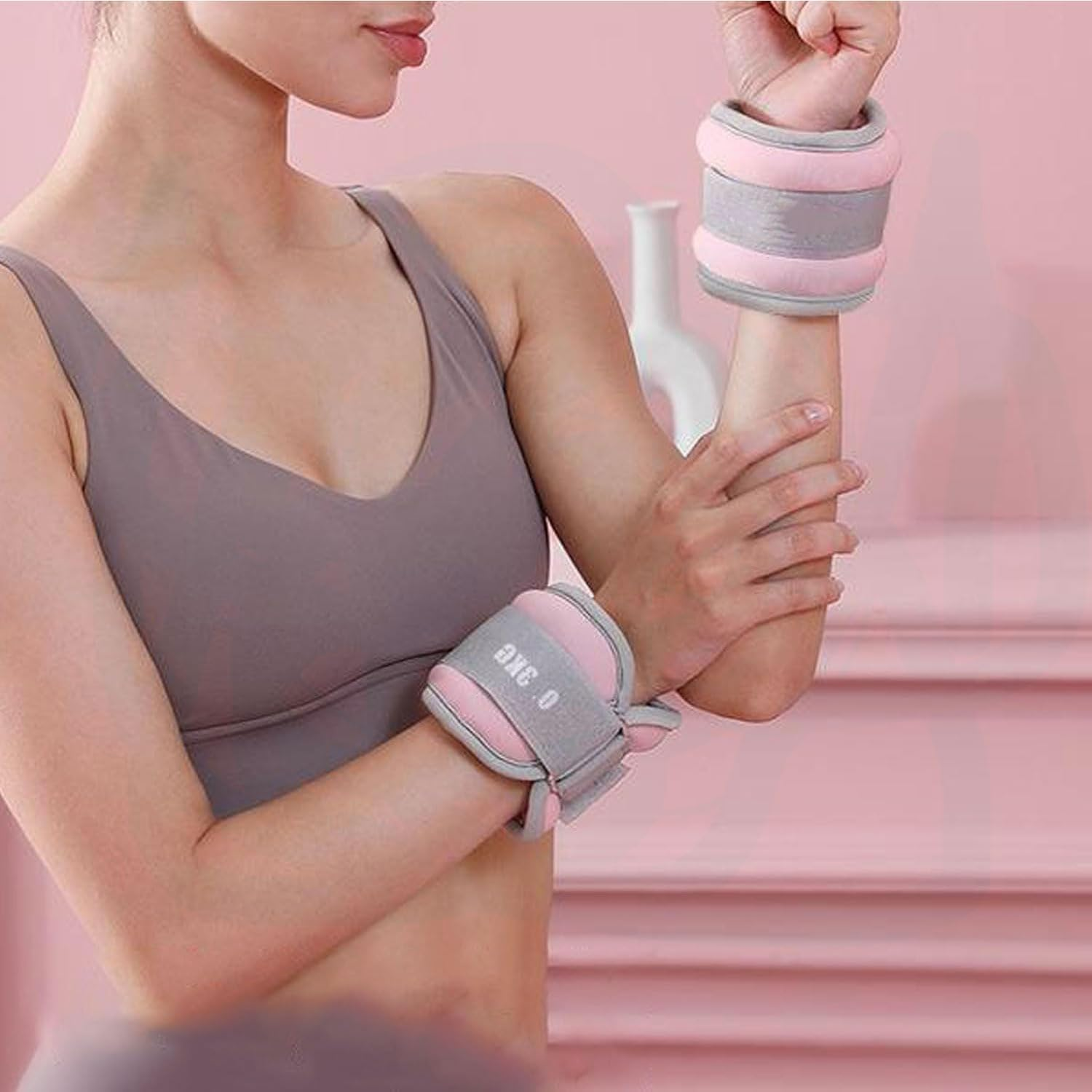 Adjustable Exercise Sandbags for Men & Women - Hand, Ankle & Wrist Weights for Yoga, Walking, Aerobics & Dance Fitness