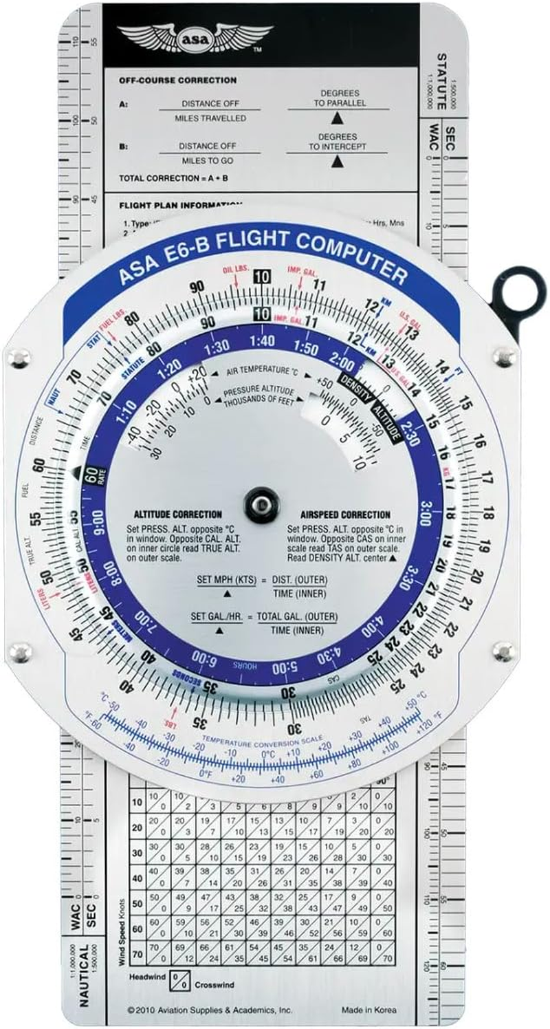 ASA Color E6B Flight Computer (ASA-E6B-COLOR) image number 2