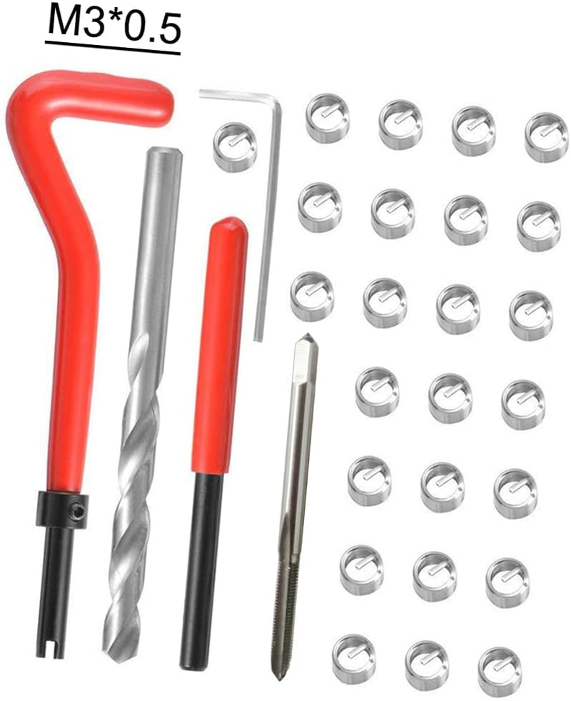 20Pcs Metric Thread Insert Kit M3 M4 M7 M9 M11 Car Pro Coil Tool M11*1.5 image number 1