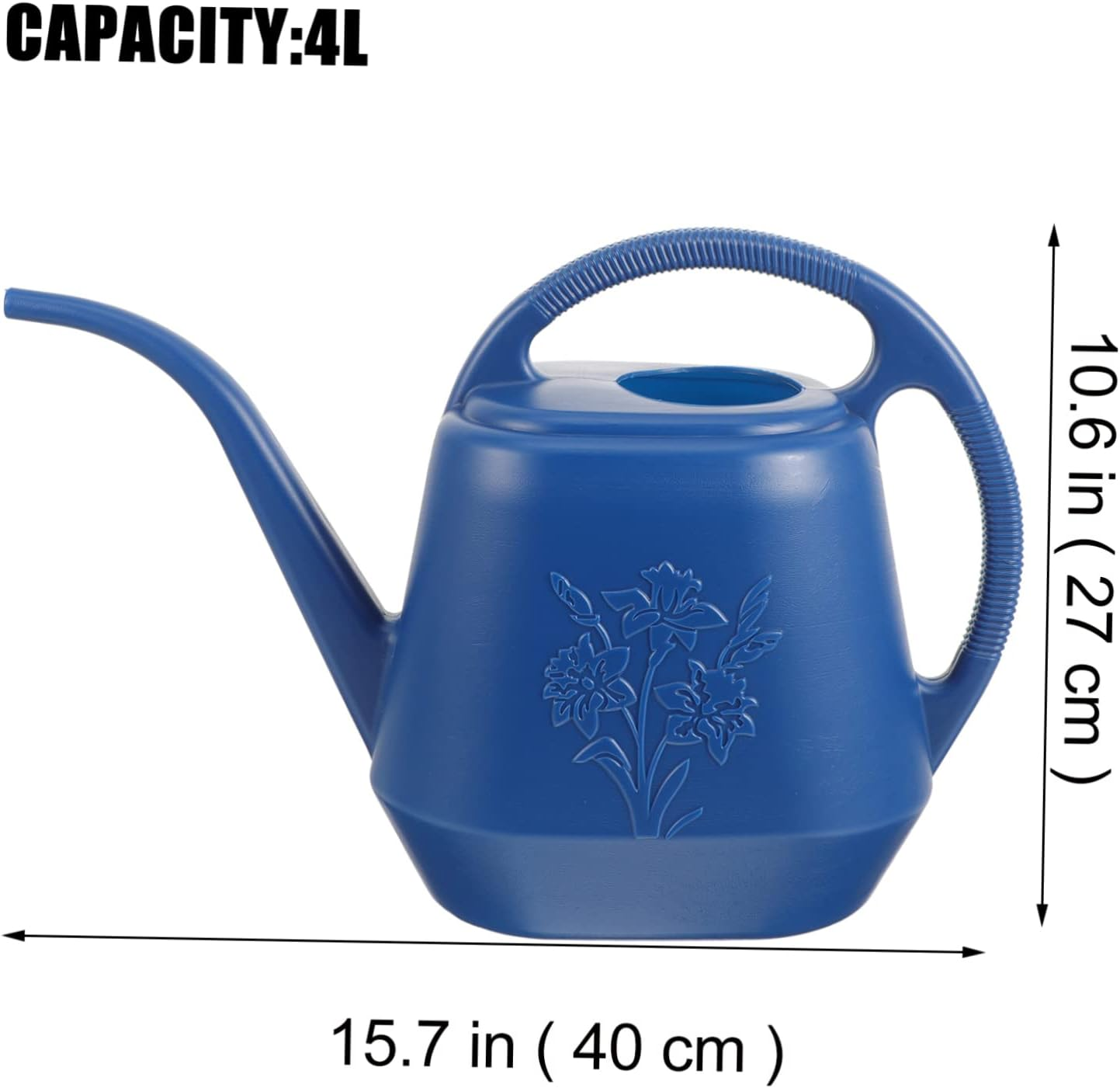 Long Spout Watering Can Elephant Watering Pot 4L Thickened Plastic Sprinkling Can for Indoor and Outdoor Garden Succulent Plants image number 3
