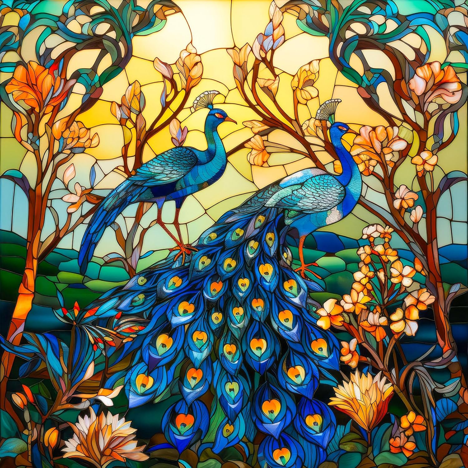 HUADADA Jigsaw Puzzles for Adults 1024 Pieces Jigsaw Puzzle for Adults Interesting Toys Brain Teaser Jigsaw Puzzles Birthday Graduation Gifts, Impossible Puzzle, Challenging Game - Colorful Peacock image number 2