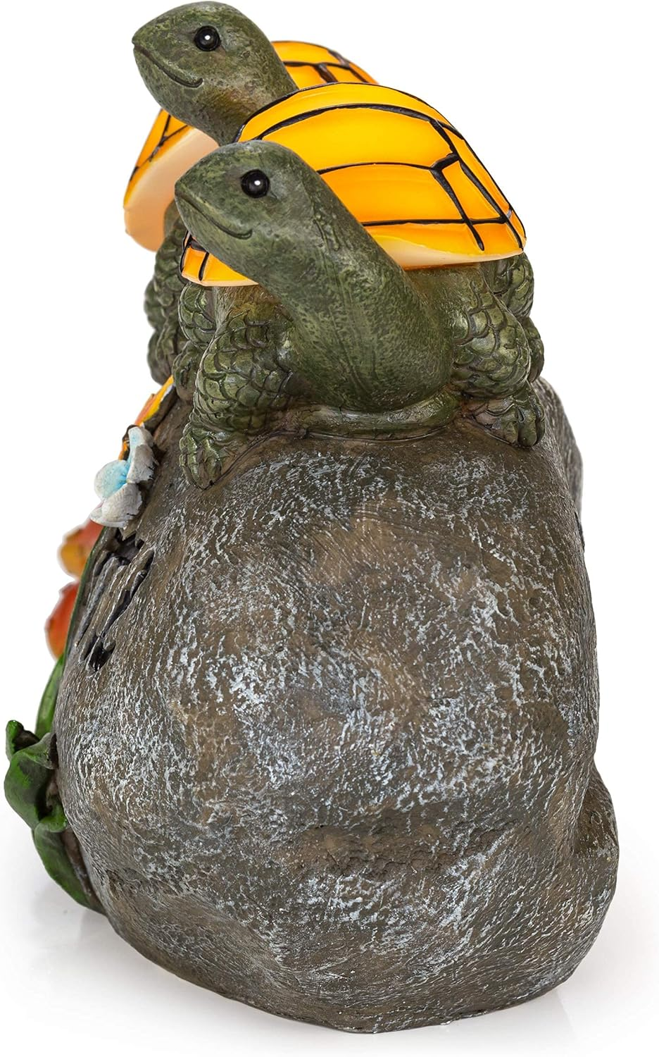 VP Home Welcome Turtles on a Rock Solar Powered LED Outdoor Decor Garden Light image number 3