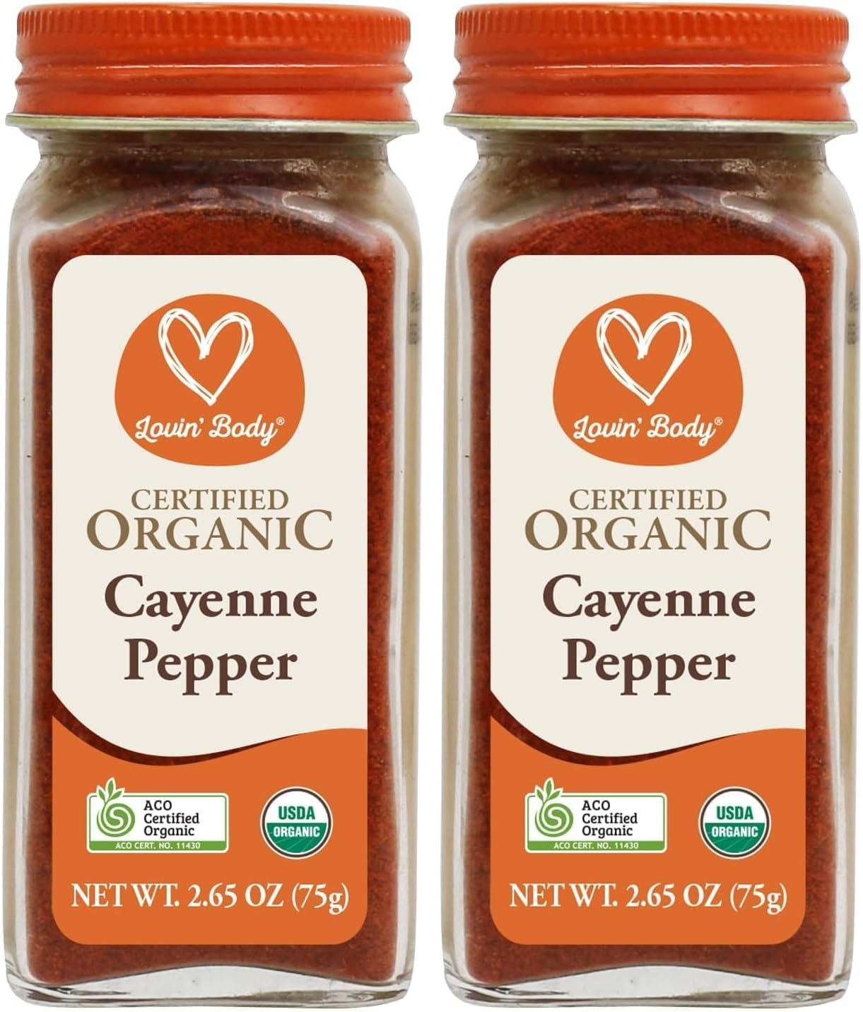Lovin' Body Organic Cayenne Pepper 75 G image number 1