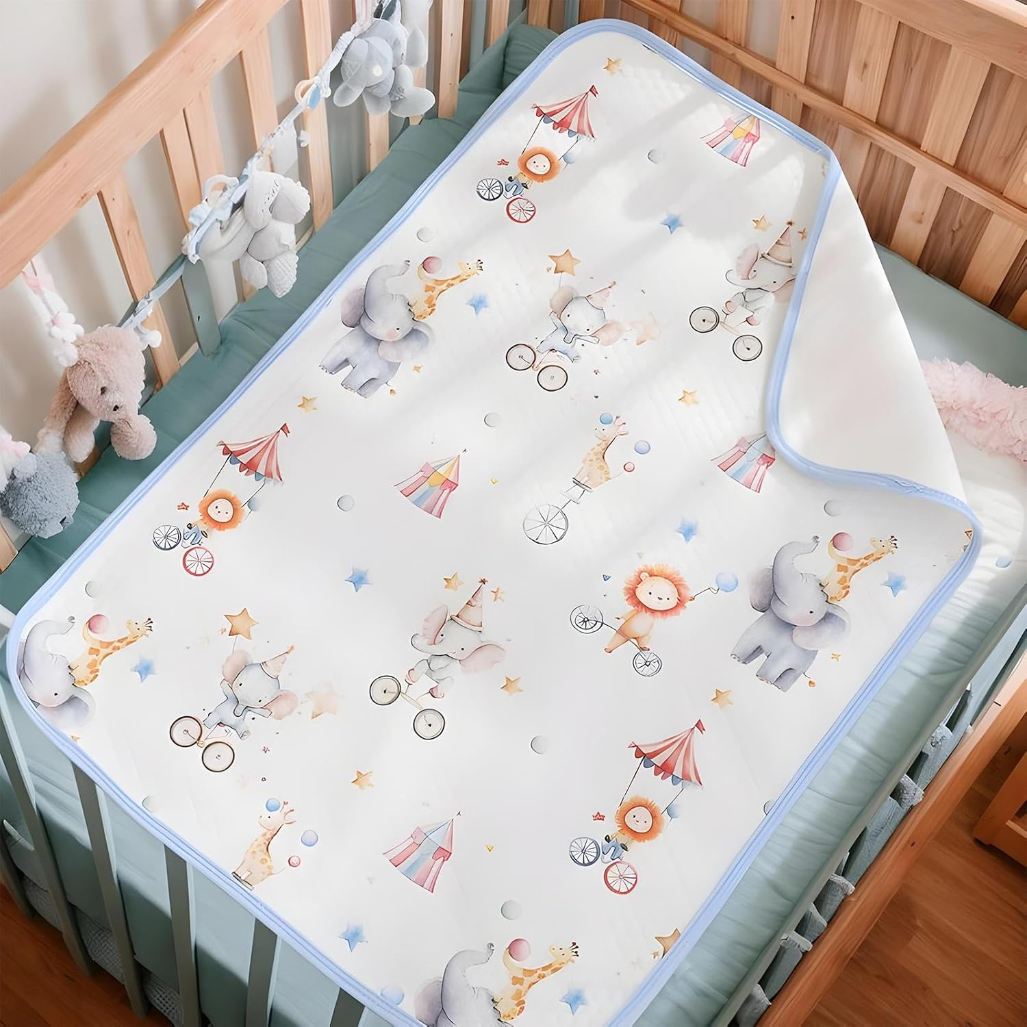 Baby Bed Mattress Topper, Mattress Protector for , Leak-Proof, Washable Side Bed Mat for Urine Protection for Potty Training, Travel and Night Protection image number 3