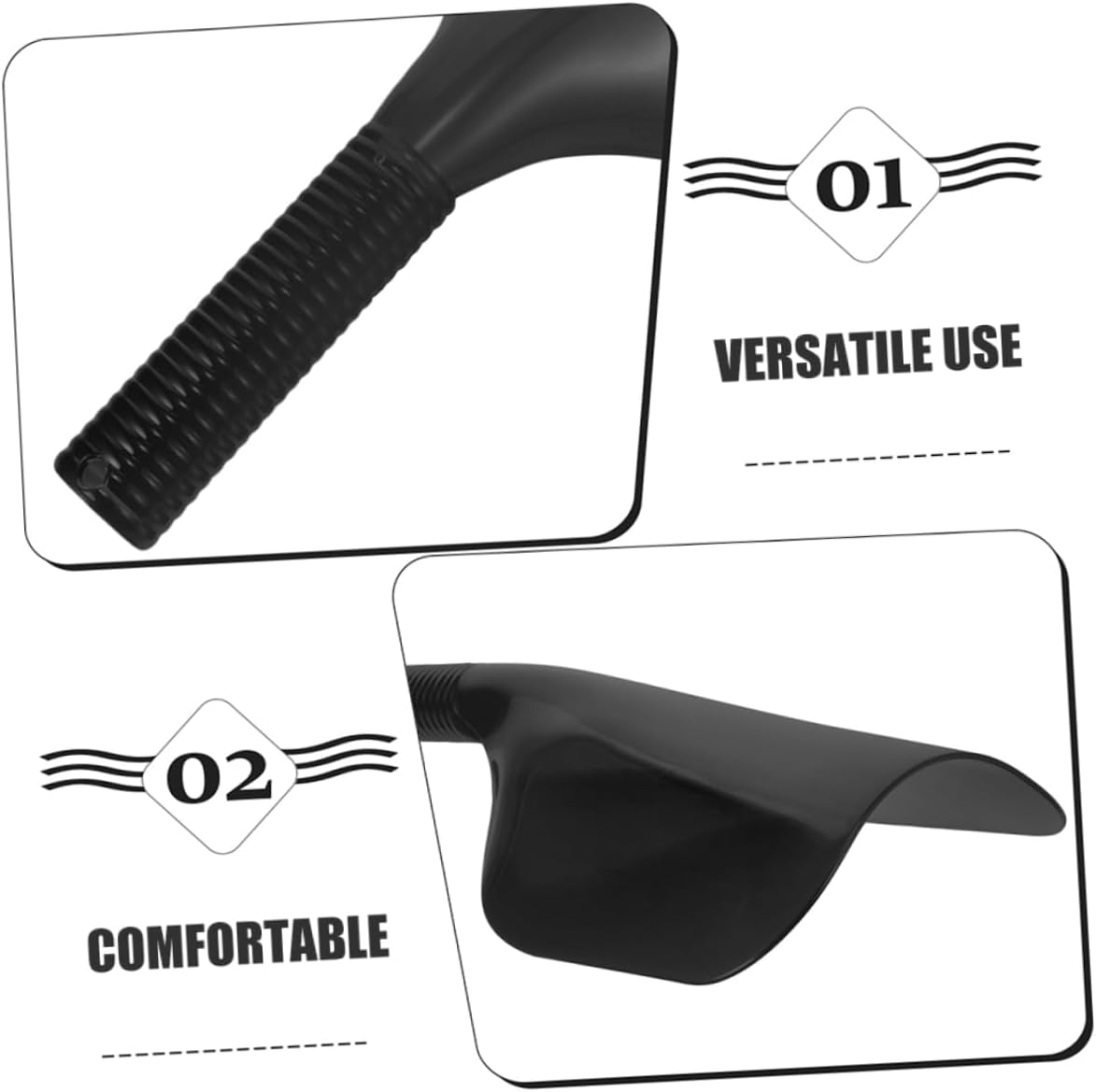 2Pcs Haircut Guard Hairdressing Facial Shield for Barbershop Cover for Hairspray Barber Supplies for Hairdressing and Makeup image number 5