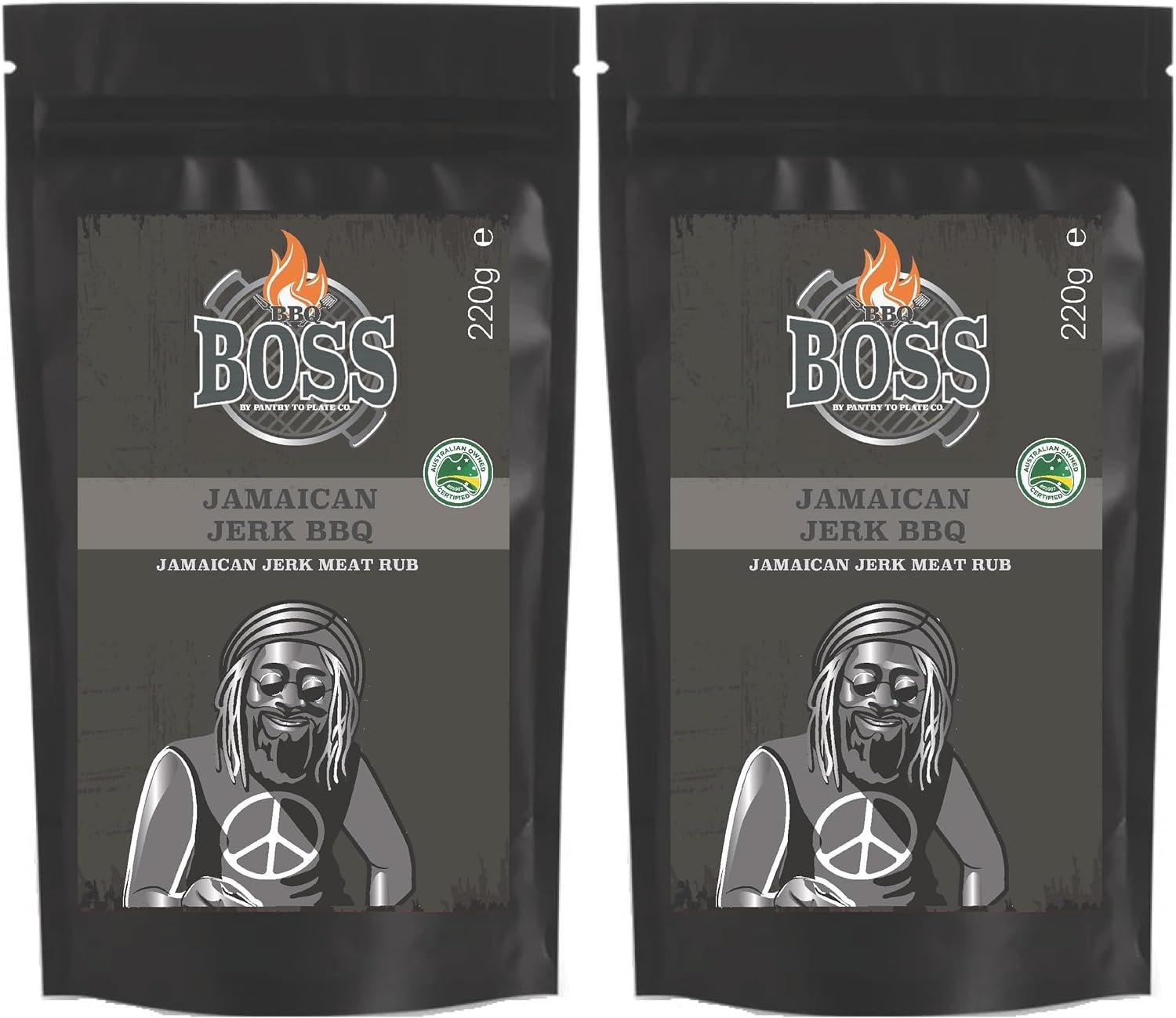 BBQ BOSS Jamaican Jerk Meat Rub Pouch image number 1
