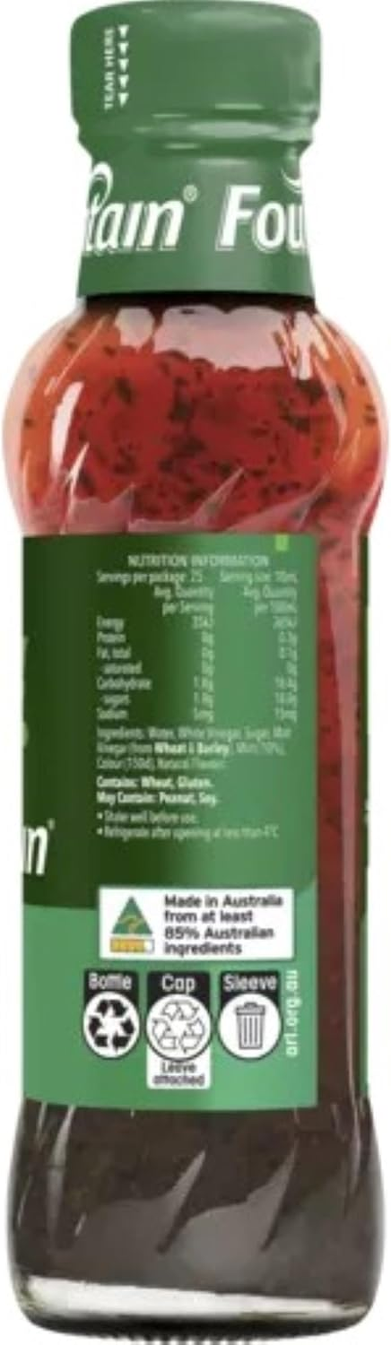 Fountain Mint Sauce Dipping and Marinade Fountain Sauces 250Ml image number 6