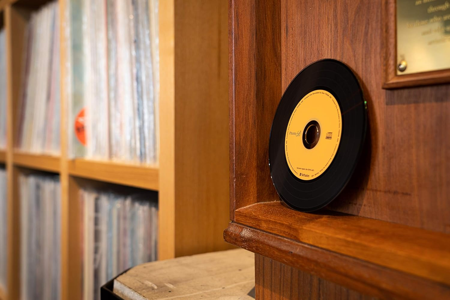 Verbatim SR80FHX50SV7 CD-R Record Design 700MB Color Mix Phono-R - White Printer Bull image number 7