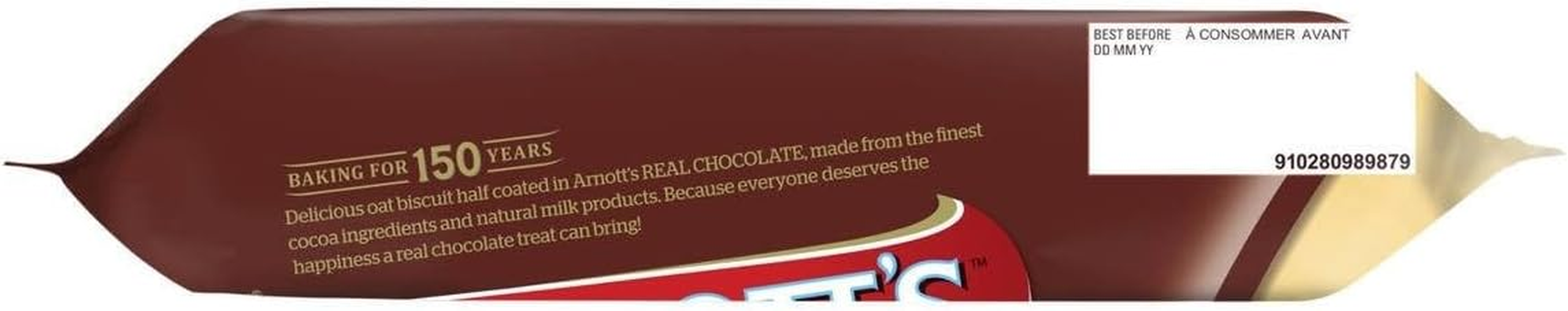 Arnotts Chocolate Butternut Snap Biscuit 200 G, 200 G image number 2