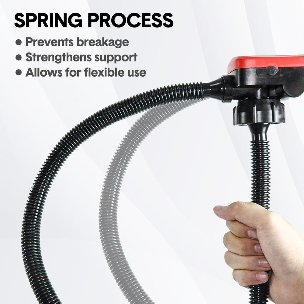 ALSTON 12V Portable Electric Oil & Diesel Transfer Pump, 14.4LPM/3.2GPM, Auto-Stop Sensor, 3 Power Supply Options