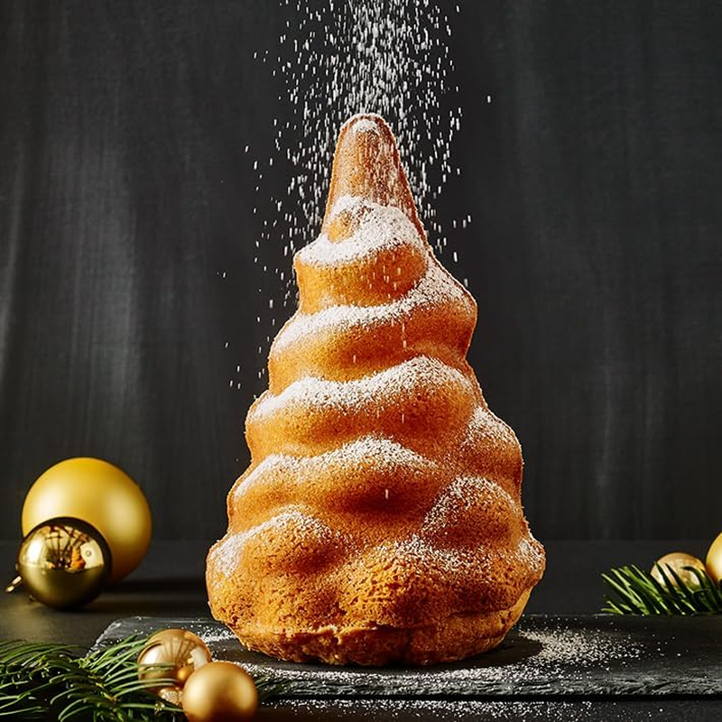 RBV Birkmann 214255 3D Tini the Fir Tree Baking Mould, Carbon Steel