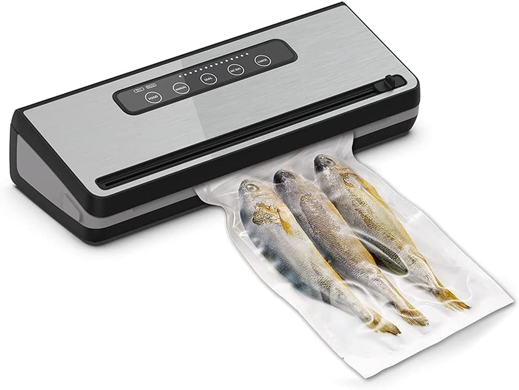 Healthy Choice Vacuum Sealer Sealing Machine - Premium Quality, Automatic Operation, Compact, Durable, Lightweight - Locks in Freshness & Flavors for Meats, Veggies, Fish, and More image number 2