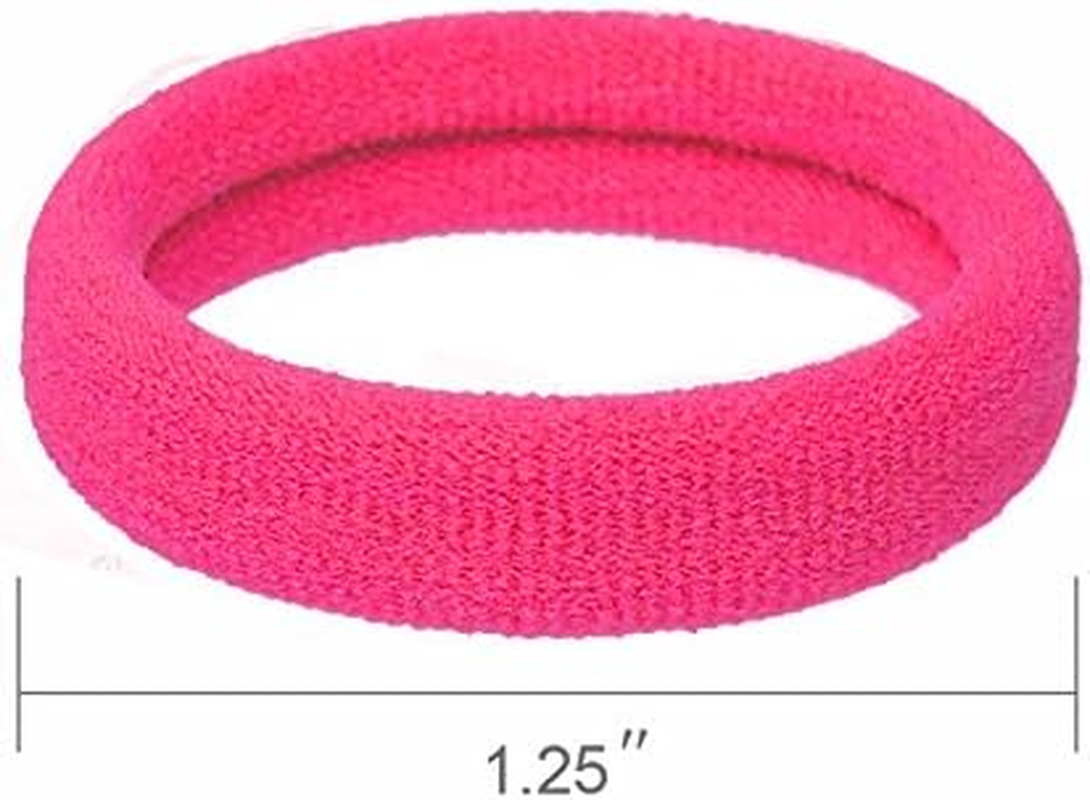 Baby Hair Ties for Kids Toddlers 100 PCS 10 Colors Small Seamless Hair Bands Ponytail Holder J-MEE image number 6