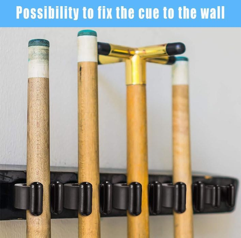 WADY Fishing Pole Rod Holder Clips - 20 Pieces Rubber Clips for Fishing Rods, Billiards and Snooker Cues image number 1