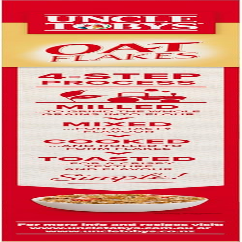 Uncle Tobys Oat Flakes Crunchy Flakes Breakfast Cereal 640 G