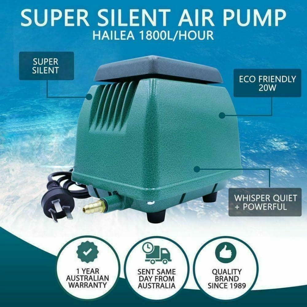 1800L/H Air Pump Aquarium Fish Tank Septic Pond Hydroponic Culture image number 2