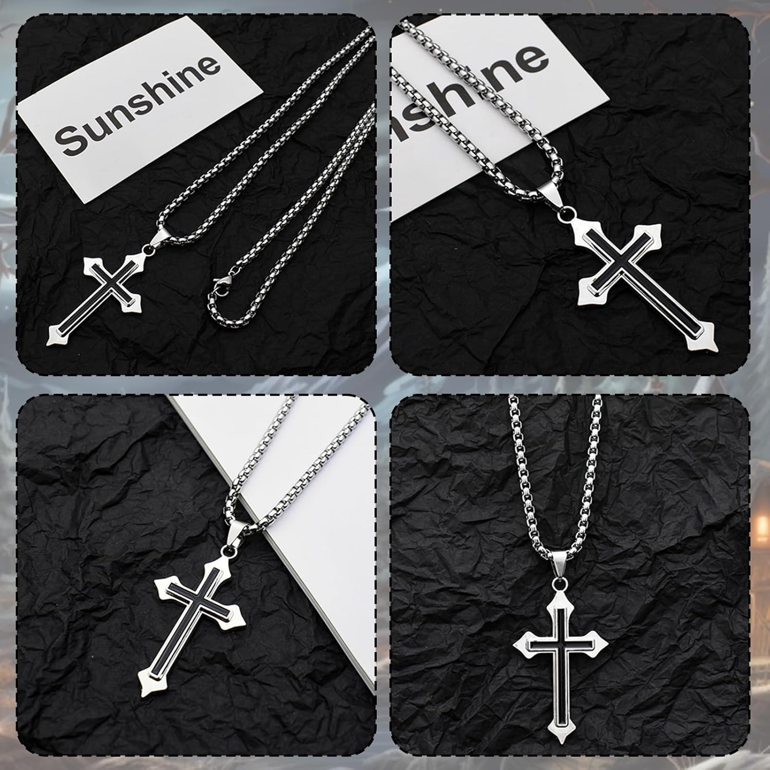 Plague Doctor Costume, Black Plague Doctor Costume Set with Mask Cloak Hat Scepter Necklace Gloves, Halloween Costume Cosplay image number 1