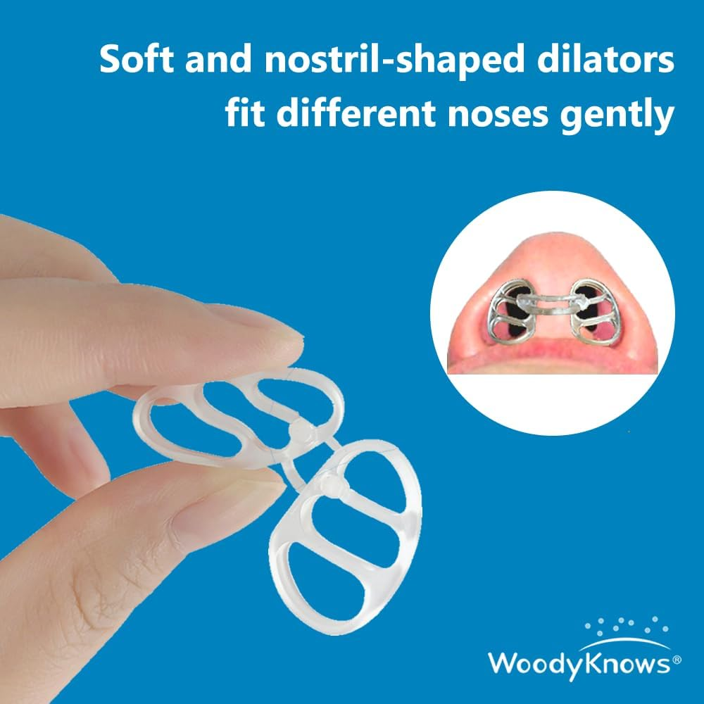 Woodyknows Super-Support Nasal Dilator, Improves Sleep and Sports Airflow, Nasal Congestion and Nose-Related Snoring Aid (Trial XS/S/M/L) image number 3