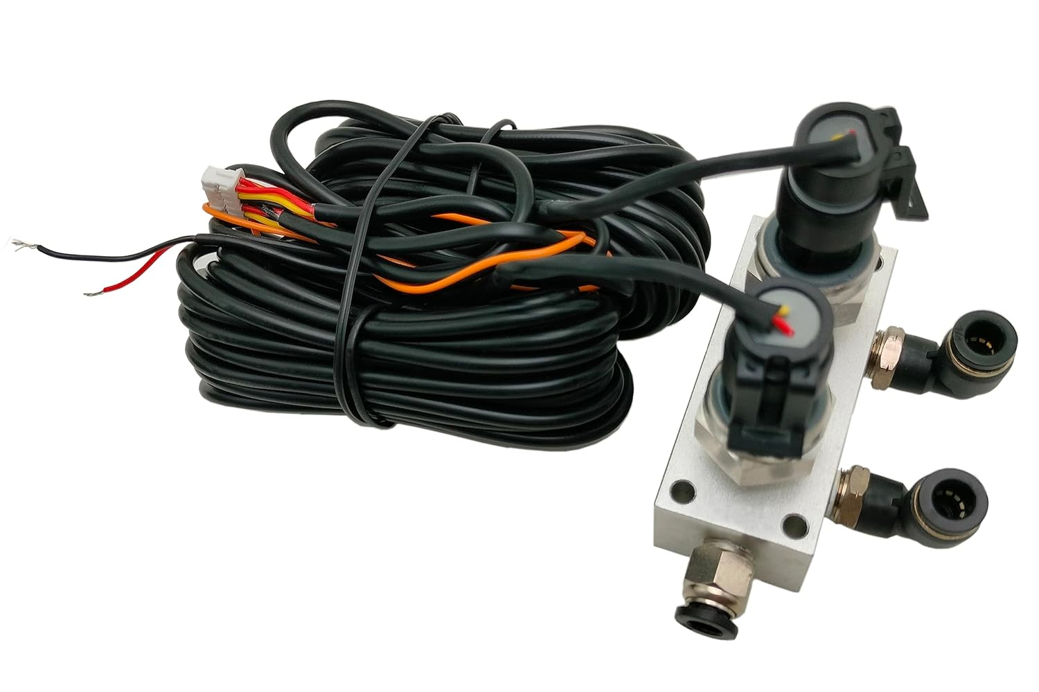 In Cab Dual Air Gauge Control Kit with Digital Paddle Switch for Air Pressure Sensor Control of Air Suspension Kit (Blue) image number 5